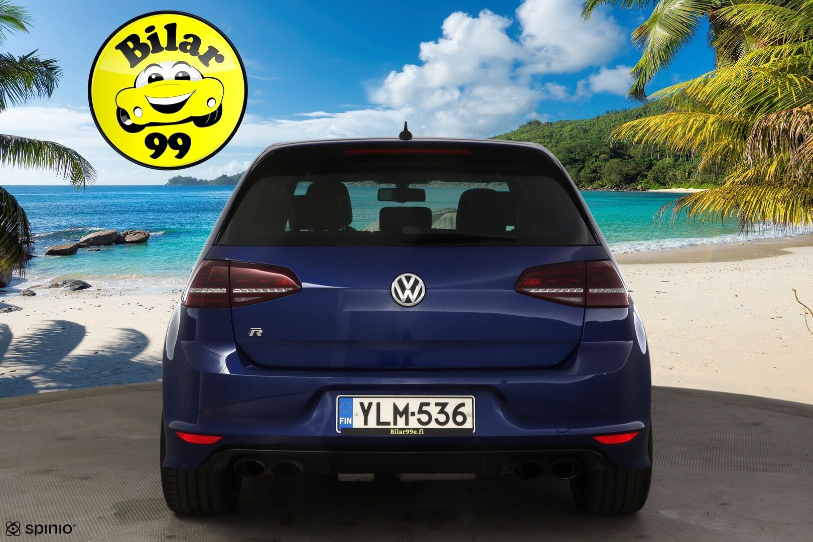 Volkswagen GOLF 2015 R TSI 221 kW (300 hv) BlueMotion Technology 4MOTION DSG-automaatti * Nahkasisusta / Vakkari / Navi / Bluetooth / Ambient Valot * -  * HG performancen ego-x putkisto / Nahka / Vossen / 2x Renkaat *