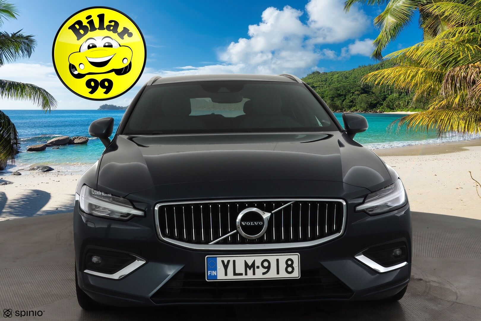 Volvo V60 2022 B4 D-MHEV Business Inscription Edition aut * ACC / P.kamera / Full LED / H&K / Muistipenkit / KeylessGo * - 1.Om Suomi-auto / Kahdet renkaat aluvanteilla / Merkkihuollettu