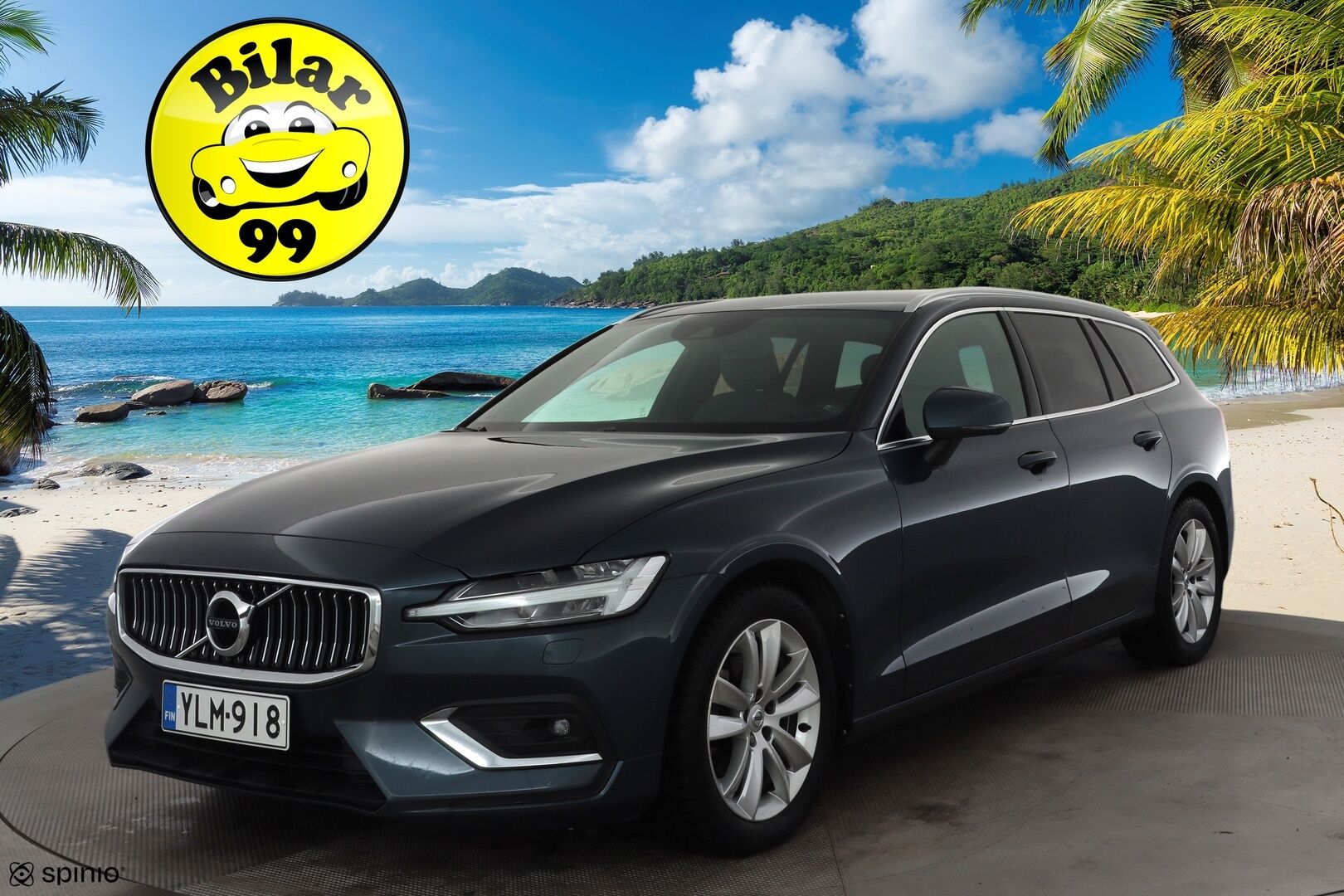 Volvo V60 2022 B4 D-MHEV Business Inscription Edition aut * ACC / P.kamera / Full LED / H&K / Muistipenkit / KeylessGo * - KATSO TÄMÄ TÄYSIN POIKKEUKSELLINEN KAMPANJAHINTA! / 1.Om Suomi-auto / Kahdet renkaat aluvanteilla / Merkkihuollettu / Juuri huollettu / Alv