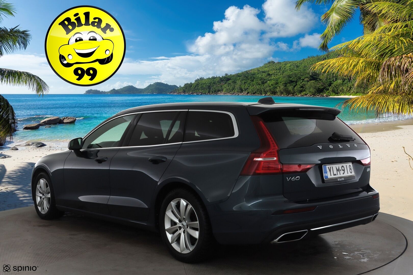 Volvo V60 2022 B4 D-MHEV Business Inscription Edition aut * ACC / P.kamera / Full LED / H&K / Muistipenkit / KeylessGo * - 1.Om Suomi-auto / Kahdet renkaat aluvanteilla / Merkkihuollettu