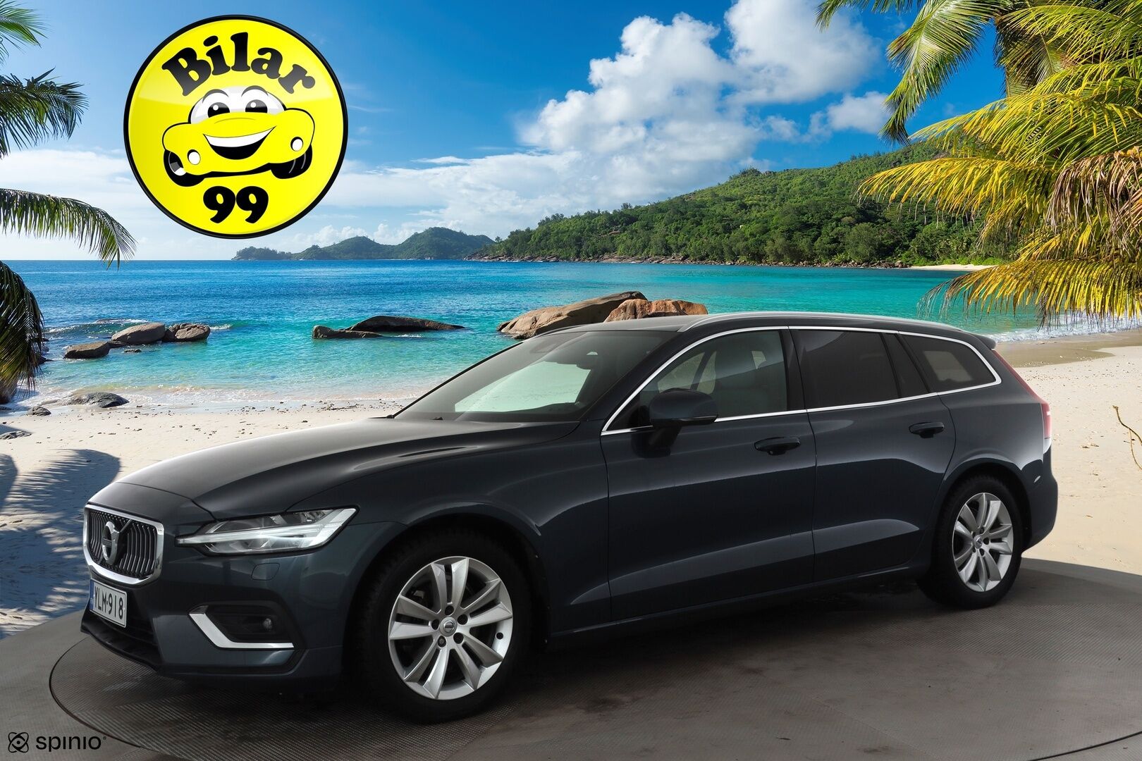 Volvo V60 2022 B4 D-MHEV Business Inscription Edition aut * ACC / P.kamera / Full LED / H&K / Muistipenkit / KeylessGo * - 1.Om Suomi-auto / Kahdet renkaat aluvanteilla / Merkkihuollettu