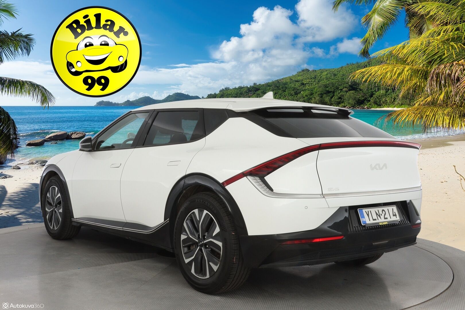 Kia EV6 2022 AWD 77kWh 325 hv *ACC / Digimittaristo / Muistipenkit / Kamera!* - 3,99 % KORKOTARJOUS TÄHÄN AUTOON - Merkkihistoria! / ICCU ja Ajoakun kenno vaihdettu tehtaalta! Kahdet renkaat ja vanteet!