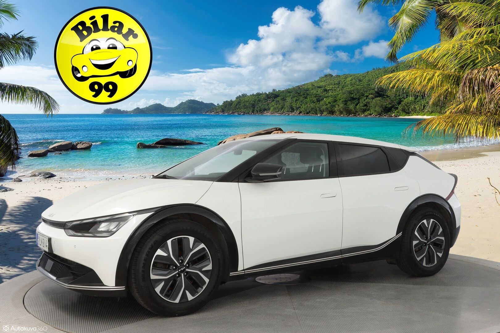Kia EV6 2022 AWD 77kWh 325 hv *ACC / Digimittaristo / Muistipenkit / Kamera!* - 3,99 % KORKOTARJOUS TÄHÄN AUTOON - Merkkihistoria! / ICCU ja Ajoakun kenno vaihdettu tehtaalta! Kahdet renkaat ja vanteet!