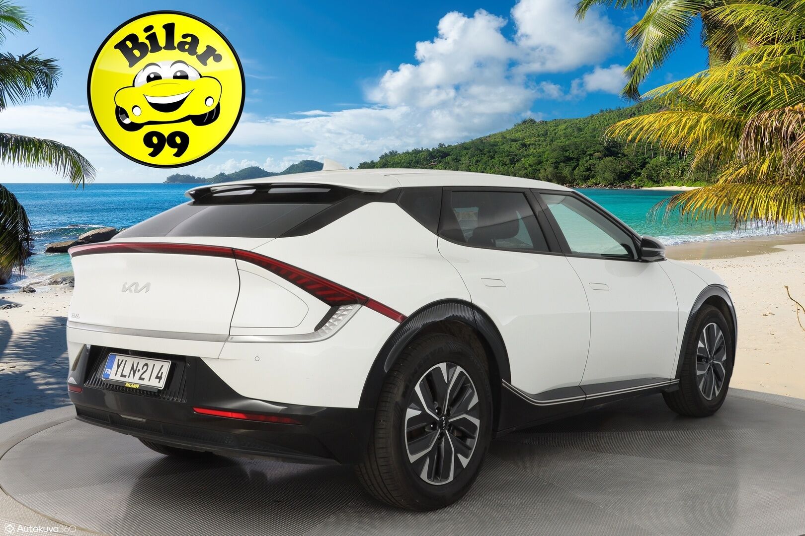 Kia EV6 2022 AWD 77kWh 325 hv *ACC / Digimittaristo / Muistipenkit / Kamera!* - 3,99 % KORKOTARJOUS TÄHÄN AUTOON - Merkkihistoria! / ICCU ja Ajoakun kenno vaihdettu tehtaalta! Kahdet renkaat ja vanteet!