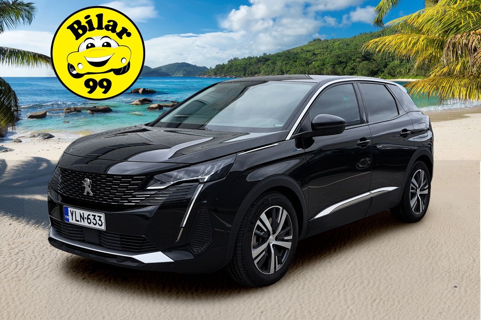 Peugeot 3008 2022 Allure Pack Anniversary Hybrid 225 EAT8-automaatti - * 1OM Suomiauto / Adapt. Vakkari / 360-Kamera / KeyLessGo / BLIS / Navi / Juuri huollettu / Juuri Saapunut! *