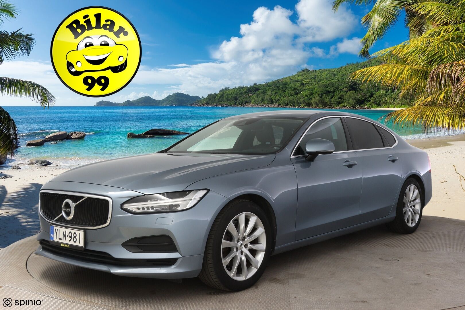 Volvo S90 2017 D3 Business aut * Pilot Assist / Webasto / Adap. vakkari / Vetokoukku / AndroidAuto / AppleCarplay / LED-ajovalot * - * Juuri Tullut / 2x Renkaat ja vanteet / Hyvin huollettu *
