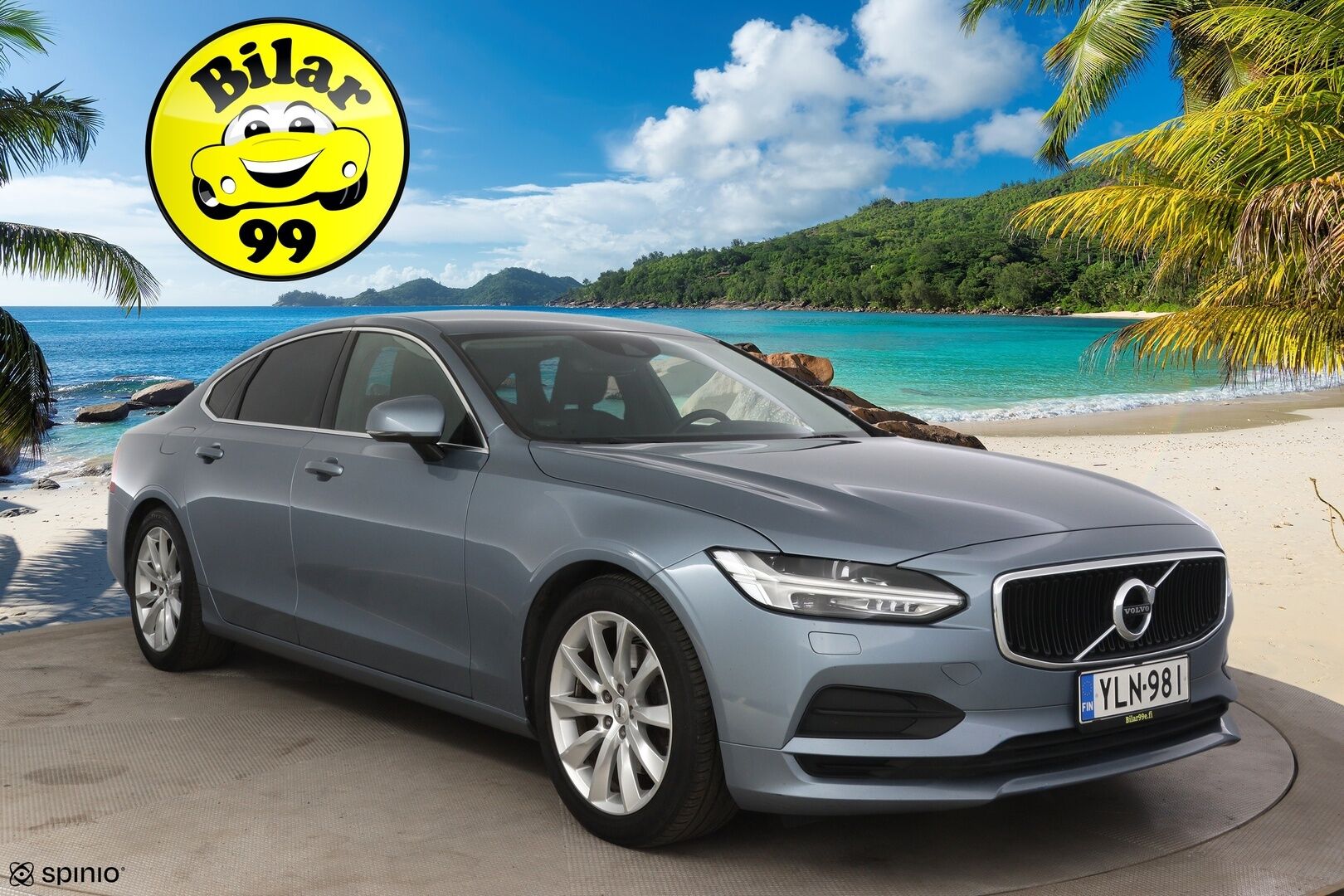 Volvo S90 2017 D3 Business aut * Pilot Assist / Webasto / Adap. vakkari / Vetokoukku / AndroidAuto / AppleCarplay / LED-ajovalot * - * Juuri Tullut / 2x Renkaat ja vanteet / Hyvin huollettu *