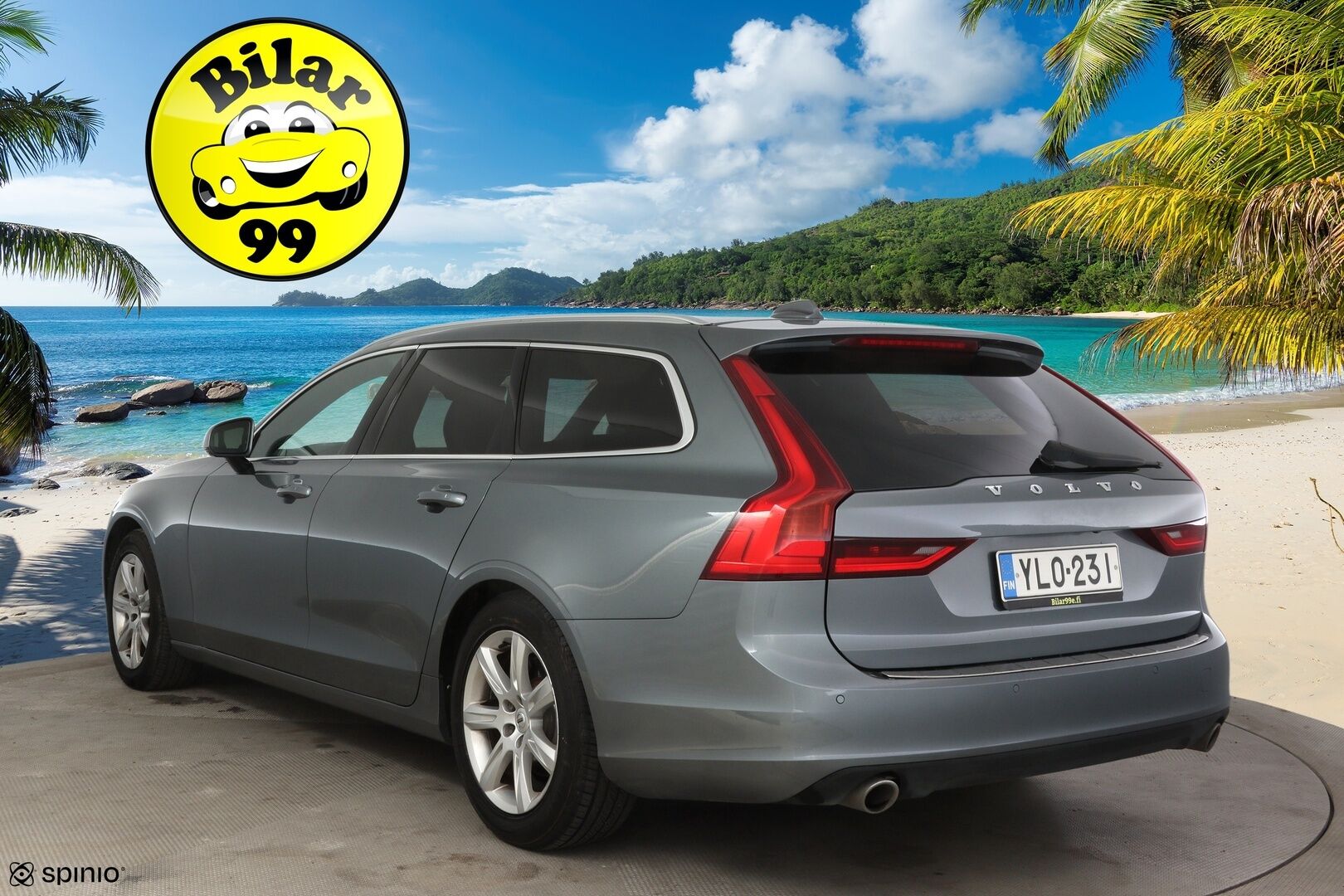 Volvo V90 2018 D4 AWD Business Inscription aut * Nahat muistilla / HUD / VOC / Pilot Assist / Adap. vakkari / Vetokoukku / Peruutuskamera / BLIS * - * Huippuvarusteilla / Webasto ja lohkolämmitin / Ei ADBLUE! / 2x renkaat ja vanteet *