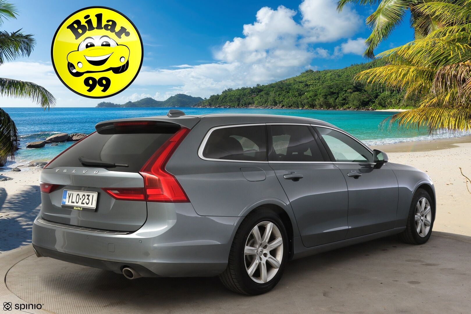 Volvo V90 2018 D4 AWD Business Inscription aut * Nahat muistilla / HUD / VOC / Pilot Assist / Adap. vakkari / Vetokoukku / Peruutuskamera / BLIS * - * Huippuvarusteilla / Webasto ja lohkolämmitin / Ei ADBLUE! / 2x renkaat ja vanteet *