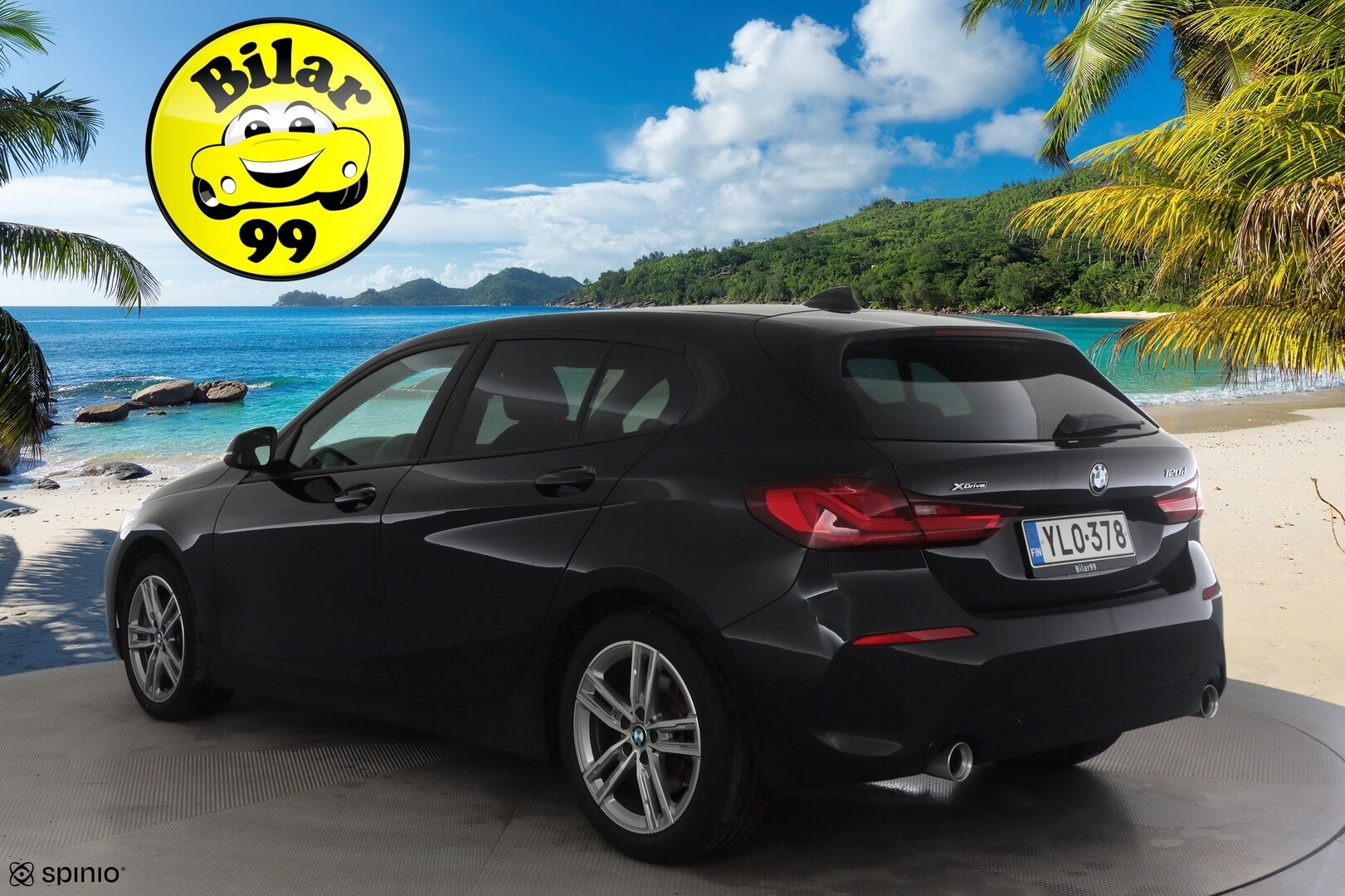 BMW 120 2020 F40 xDrive A Business * 1.Om Suomi-auto / Vakkari / P.tutkat / LED / Digimittaristo * - Kahdet renkaat aluvanteilla / Merkkihuollettu