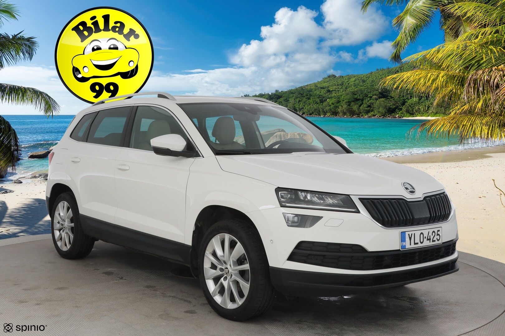 Skoda Karoq 2020 Skoda Karoq 1.5 TSI DSG Exclusive / Webasto / ACC / Koukku / Navi / Panorama / Siisti! - Suomi auto / P-kamera / Tutkat / LEDIT / Nahkasisusta / Smartlink / 2 x hyvät renkaat / Webasto / Nahkasisusta