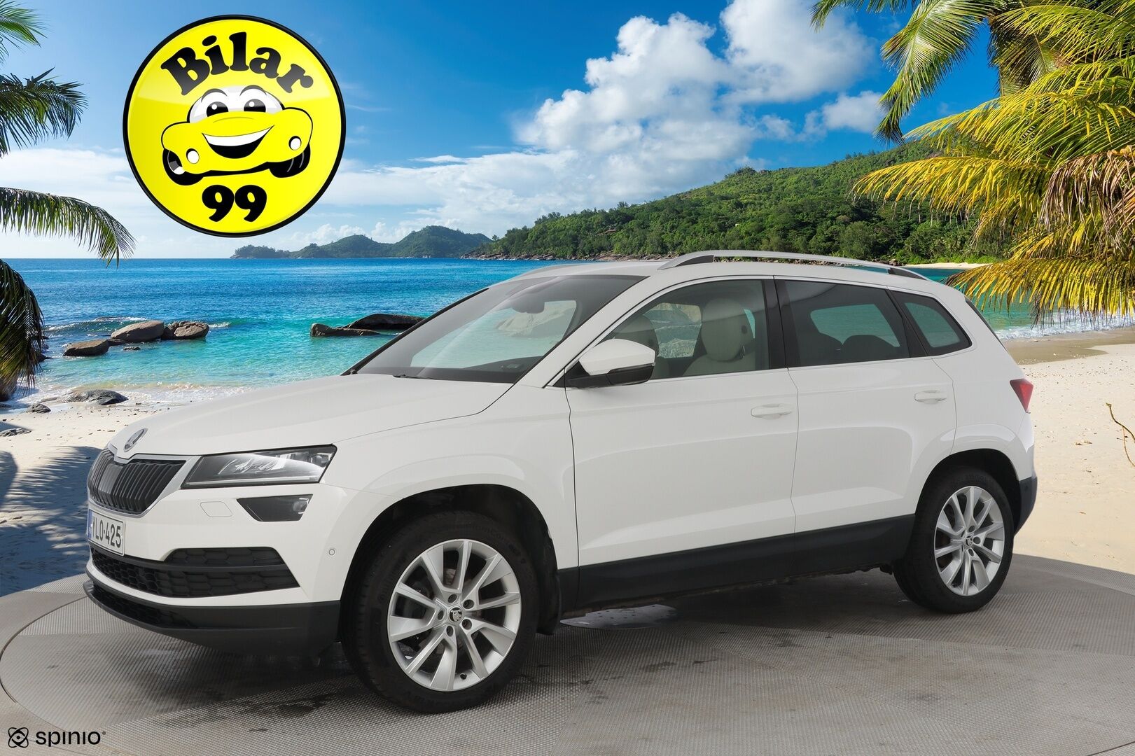 Skoda Karoq 2020 Skoda Karoq 1.5 TSI DSG Exclusive / Webasto / ACC / Koukku / Navi / Panorama / Siisti! - Suomi auto / P-kamera / Tutkat / LEDIT / Nahkasisusta / Smartlink / 2 x hyvät renkaat / Webasto / Nahkasisusta