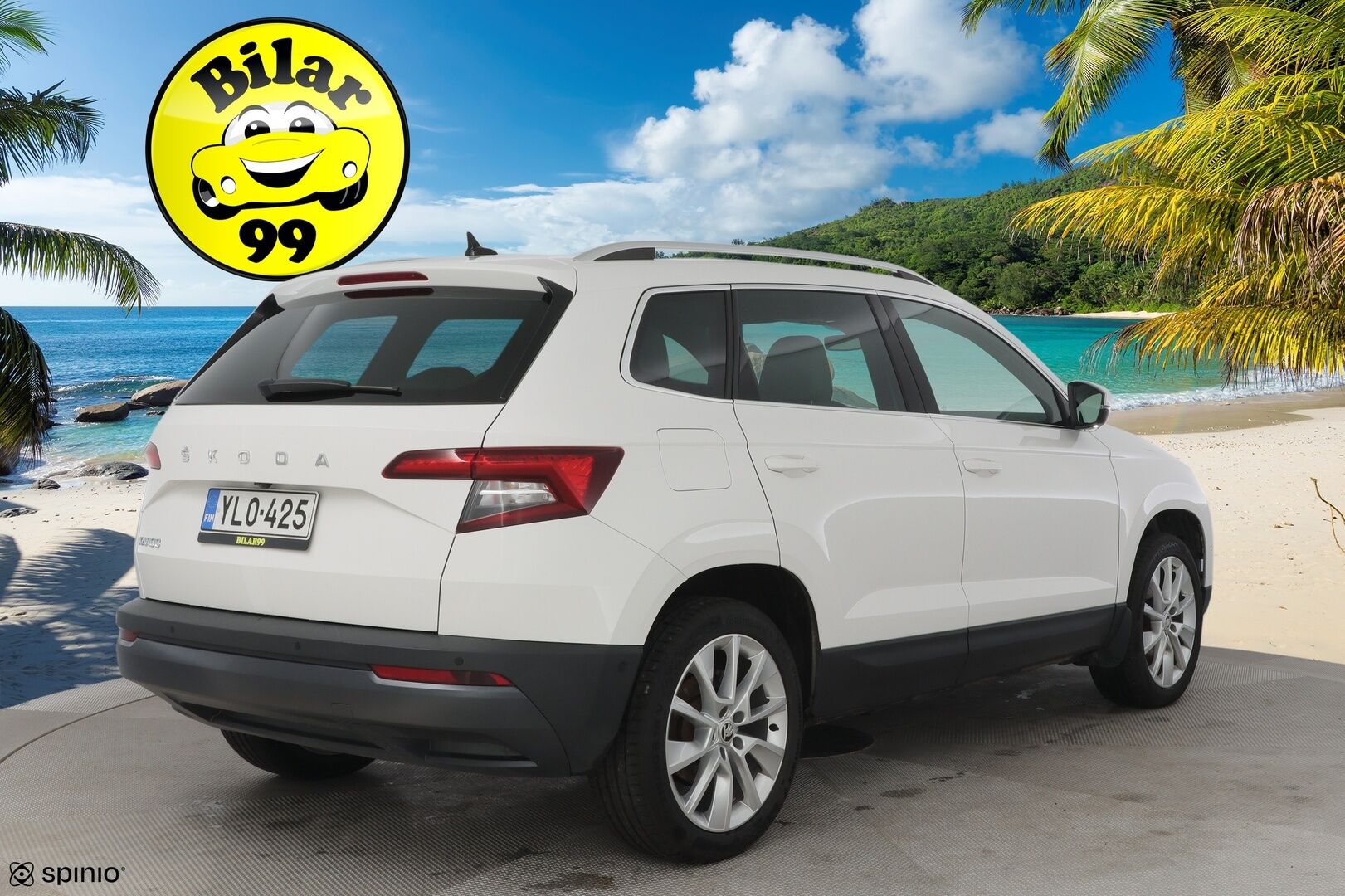 Skoda Karoq 2020 Skoda Karoq 1.5 TSI DSG Exclusive / Webasto / ACC / Koukku / Navi / Panorama / Siisti! - Suomi auto / P-kamera / Tutkat / LEDIT / Nahkasisusta / Smartlink / 2 x hyvät renkaat / Webasto / Nahkasisusta