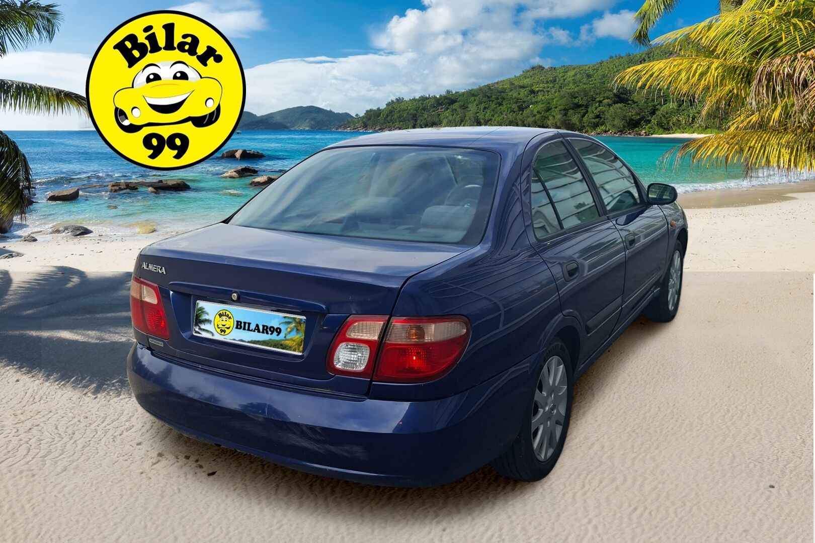 Nissan Almera 2005 YritysOutlet - Myydään vain yrityksille - PUOLIVUOTTA LEIMAA / 2X HYVÄT RENKAAT