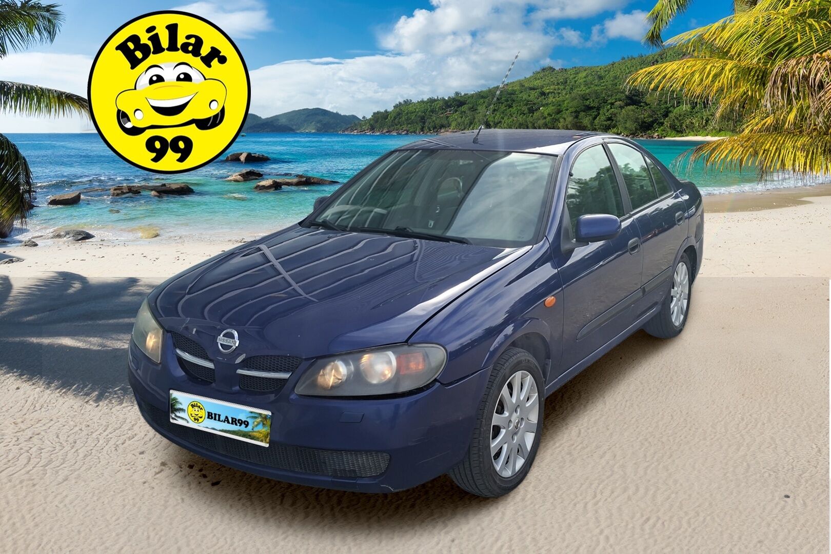 Nissan Almera 2005 YritysOutlet - Myydään vain yrityksille - PUOLIVUOTTA LEIMAA / 2X HYVÄT RENKAAT