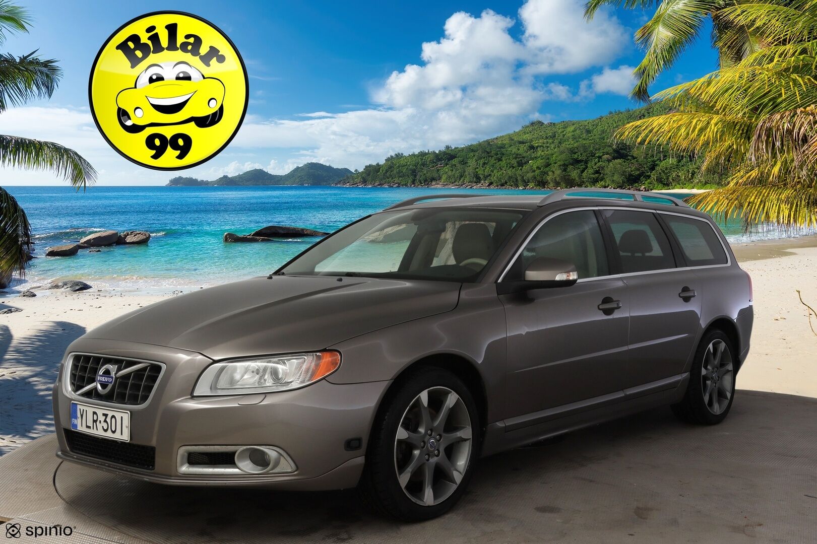 Volvo V70 2011 2,5FT Summum * Kattoluukku / Keyless / Webasto / Tutkat / Sähkökontti / Nahkapenkit / Koukku / Etuistuin muistilla / Volvo TV - Bi-Fuel / Huippusiisti / Erikoiset varusteet / 29litran isompi bensatankki / Särmät huollot *