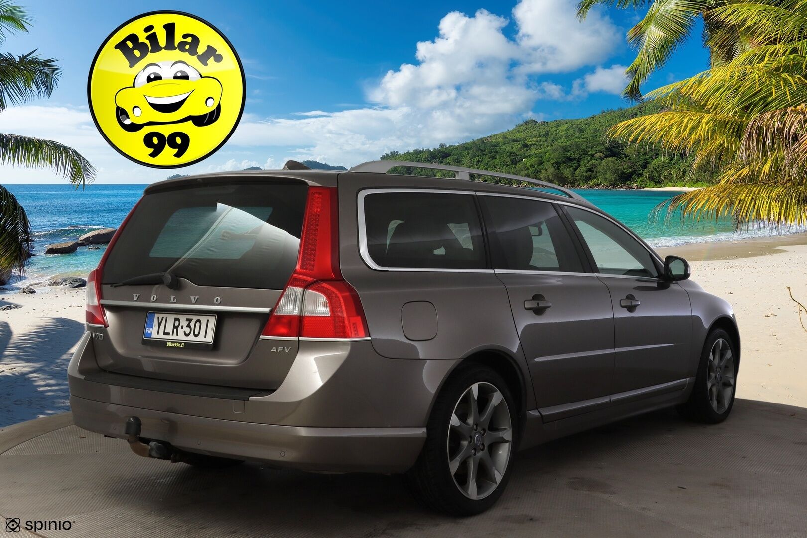 Volvo V70 2011 2,5FT Summum * Kattoluukku / Keyless / Webasto / Tutkat / Sähkökontti / Nahkapenkit / Koukku / Etuistuin muistilla / Volvo TV - Bi-Fuel / Huippusiisti / Erikoiset varusteet / 29litran isompi bensatankki / Särmät huollot *