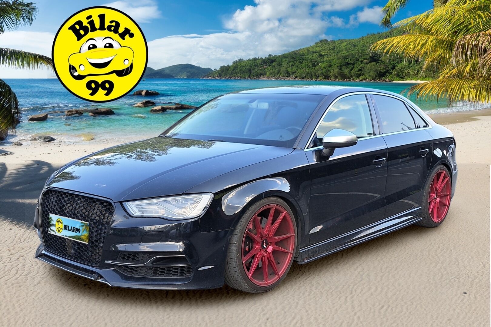 Audi S3 2016 Sedan 2.0 TFSI 221 kW quattro S tronic *Bang&Olufsen / ACC / Sähköpenkit / MMI / Keyless / P.Tutkat  / Lohko S.Pistoke* - *Erittäin särmästi huollettu harvinainen S3 Sedan kovilla varusteilla*
