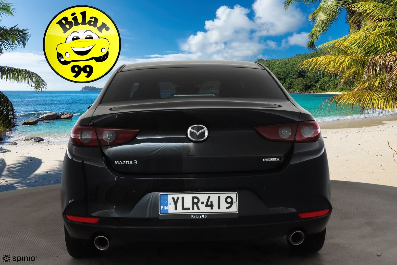 Mazda 3 2020 Sedan 2,0 (180hv) M Hybrid Skyactiv-X Vision Plus Business MT * ACC / P.kamera / LED /  Keyless / Lohko / HUD * - Merkkihuollettu / Suomi-auto / Kahdet renkaat