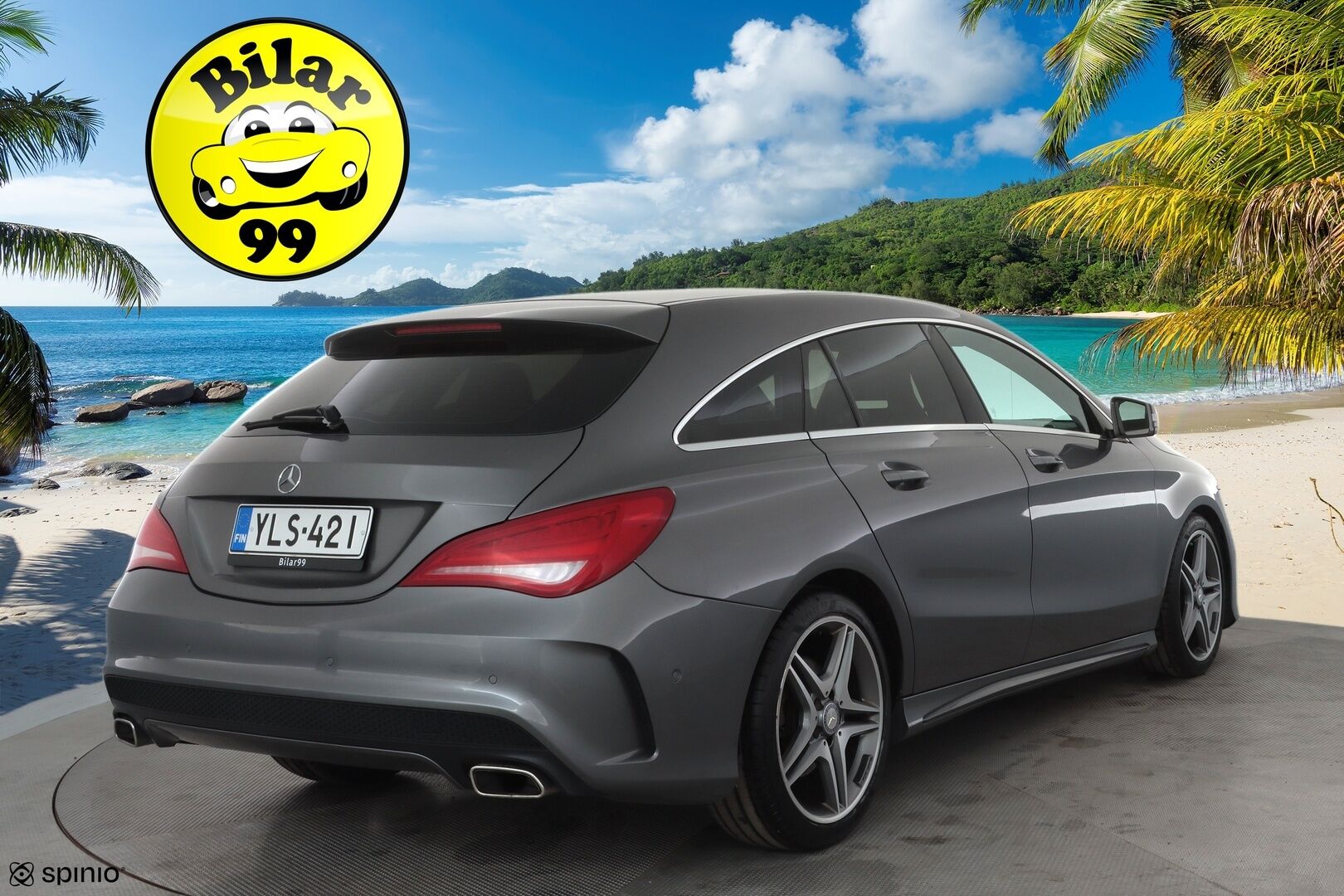 Mercedes-Benz CLA 2015 200 A Shooting Brake AMG * Vakkari / P.Tutkat / Lohko / ILS-Xenon / Puolinahat / Navi / Bluetooth * - Kahdet renkaat aluvanteilla - HULLUT AVAJAISHULINAT KORKOTARJOUS 3,29 %