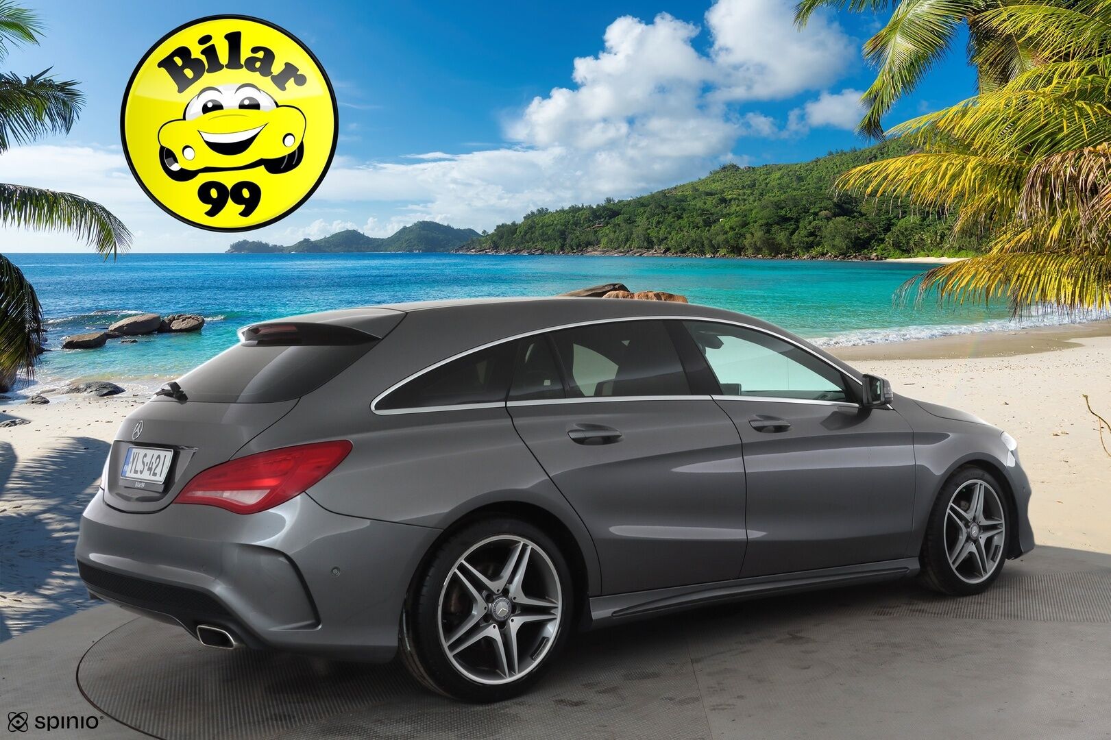 Mercedes-Benz CLA 2015 200 A Shooting Brake AMG * Vakkari / P.Tutkat / Lohko / ILS-Xenon / Puolinahat / Navi / Bluetooth * - Kahdet renkaat aluvanteilla - HULLUT AVAJAISHULINAT KORKOTARJOUS 3,29 %