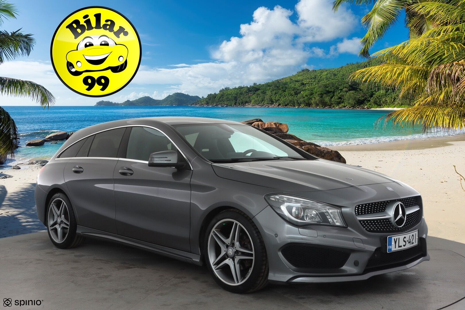 Mercedes-Benz CLA 2015 200 A Shooting Brake AMG * Vakkari / P.Tutkat / Lohko / ILS-Xenon / Puolinahat / Navi / Bluetooth * - Kahdet renkaat aluvanteilla - HULLUT AVAJAISHULINAT KORKOTARJOUS 3,29 %