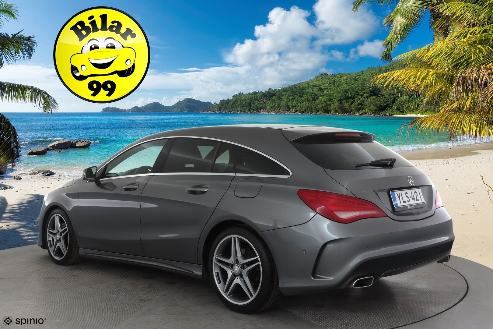 Mercedes-Benz CLA 2015 200 A Shooting Brake AMG * Vakkari / P.Tutkat / Lohko / ILS-Xenon / Puolinahat / Navi / Bluetooth * - Kahdet renkaat aluvanteilla - HULLUT AVAJAISHULINAT KORKOTARJOUS 3,29 %