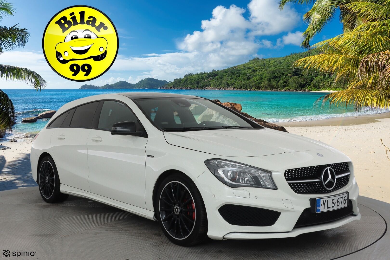 Mercedes-Benz CLA 2015 250 4Matic Sport A Shooting Brake Premium Business AMG **Panorama / ILS-Xenon / Muistipenkit / P.kamera / Navi** - Kahdet renkaat aluvanteilla