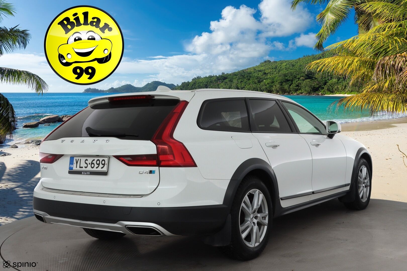 Volvo V90 Cross Country 2018 D4 AWD Pro Polestar aut * Webasto / Koukku / ACC / Full-LED / P.kamera / Sportpenkki Muistilla / Navi / Kaistavahti * - Kahdet renkaat - Osta nyt, maksa vasta ensi vuonna