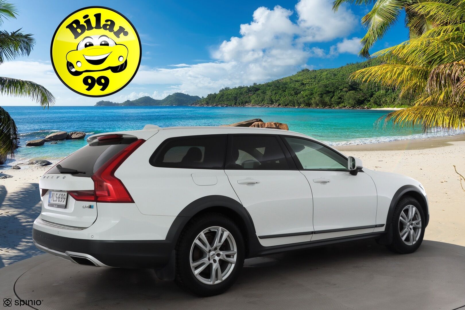 Volvo V90 Cross Country 2018 D4 AWD Pro Polestar aut * Webasto / Koukku / ACC / Full-LED / P.kamera / Sportpenkki Muistilla / Navi / Kaistavahti * - Kahdet renkaat - Osta nyt, maksa vasta ensi vuonna