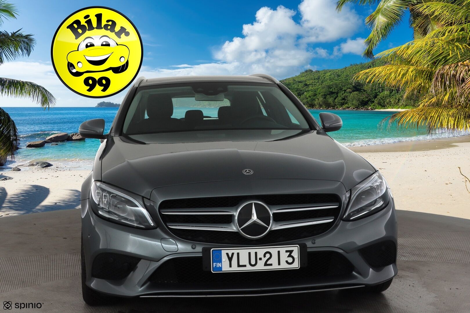 Mercedes-Benz C 2020 200 d T A Business * Vakkari / P.kamera / Multibeam / Navi / Panorama / Koukku / Lohkolämmitin / Puolinahat * - Kahdet renkaat aluvanteilla - HULLU BLACKWEEK KORKOTARJOUS 2,49%