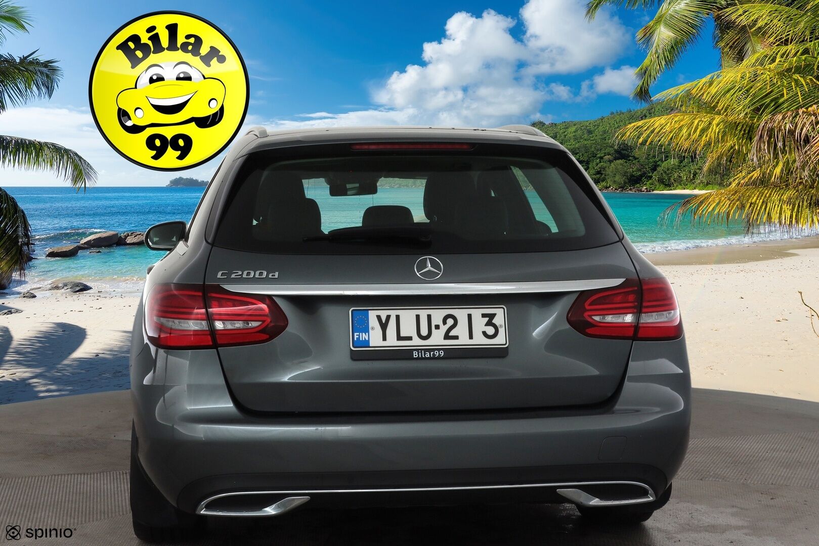 Mercedes-Benz C 2020 200 d T A Business * Vakkari / P.kamera / Multibeam / Navi / Panorama / Koukku / Lohkolämmitin / Puolinahat * - Kahdet renkaat aluvanteilla - HULLU BLACKWEEK KORKOTARJOUS 2,49%