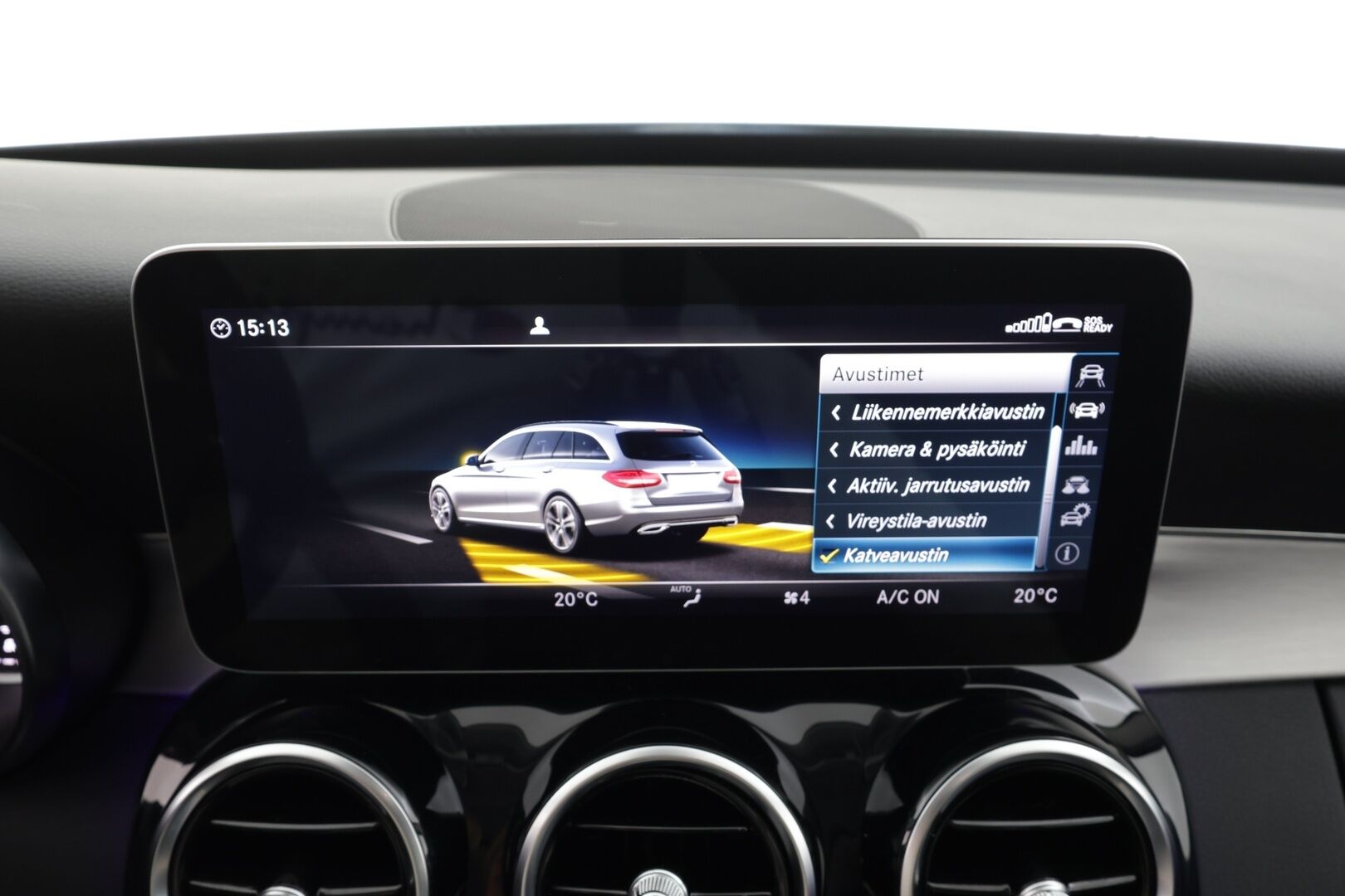 Mercedes-Benz C 2020 200 d T A Business * Vakkari / P.kamera / Multibeam / Navi / Panorama / Koukku / Lohkolämmitin / Puolinahat * - Kahdet renkaat aluvanteilla - HULLU BLACKWEEK KORKOTARJOUS 2,49%