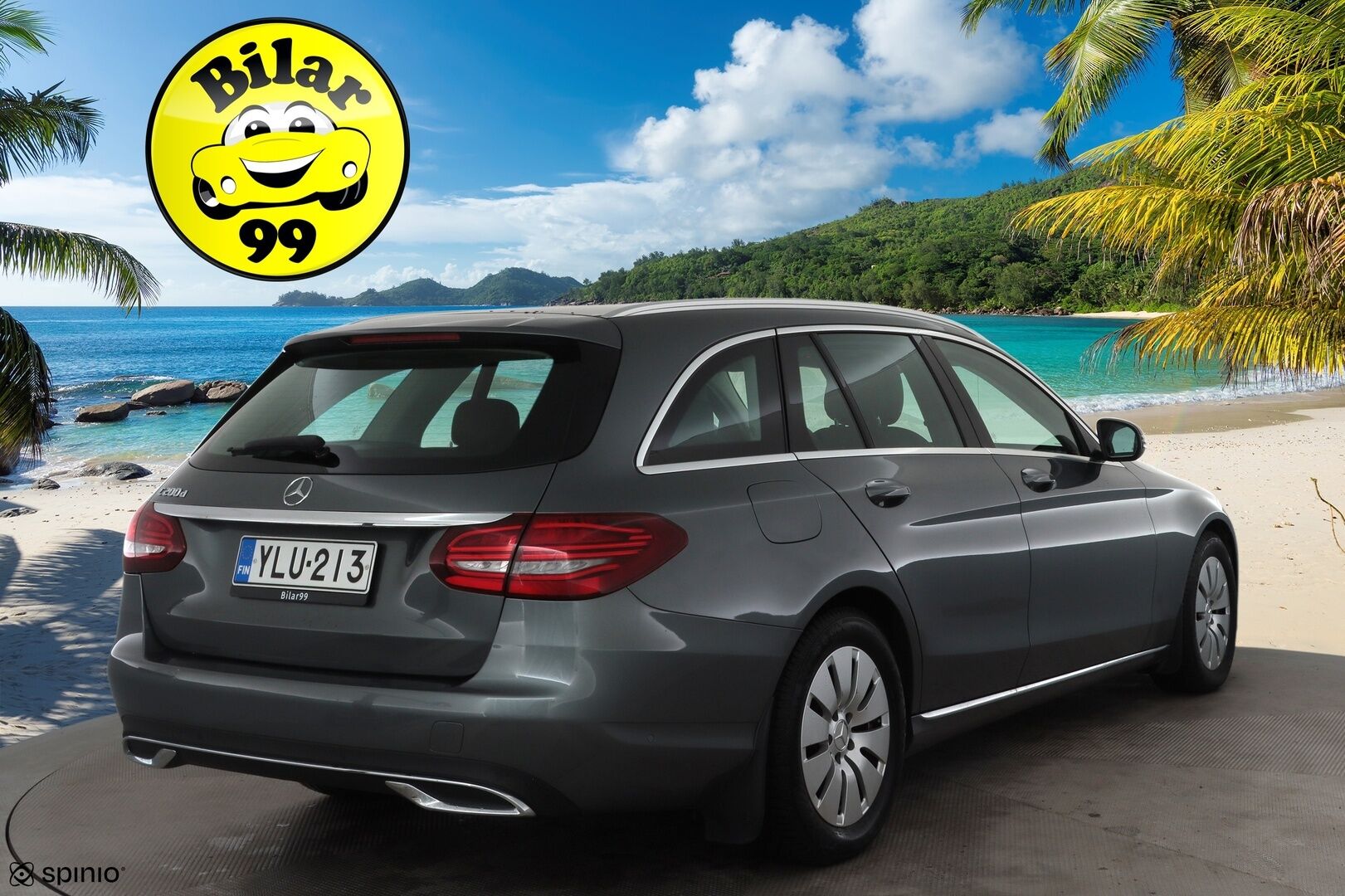 Mercedes-Benz C 2020 200 d T A Business * Vakkari / P.kamera / Multibeam / Navi / Panorama / Koukku / Lohkolämmitin / Puolinahat * - Kahdet renkaat aluvanteilla - HULLU BLACKWEEK KORKOTARJOUS 2,49%