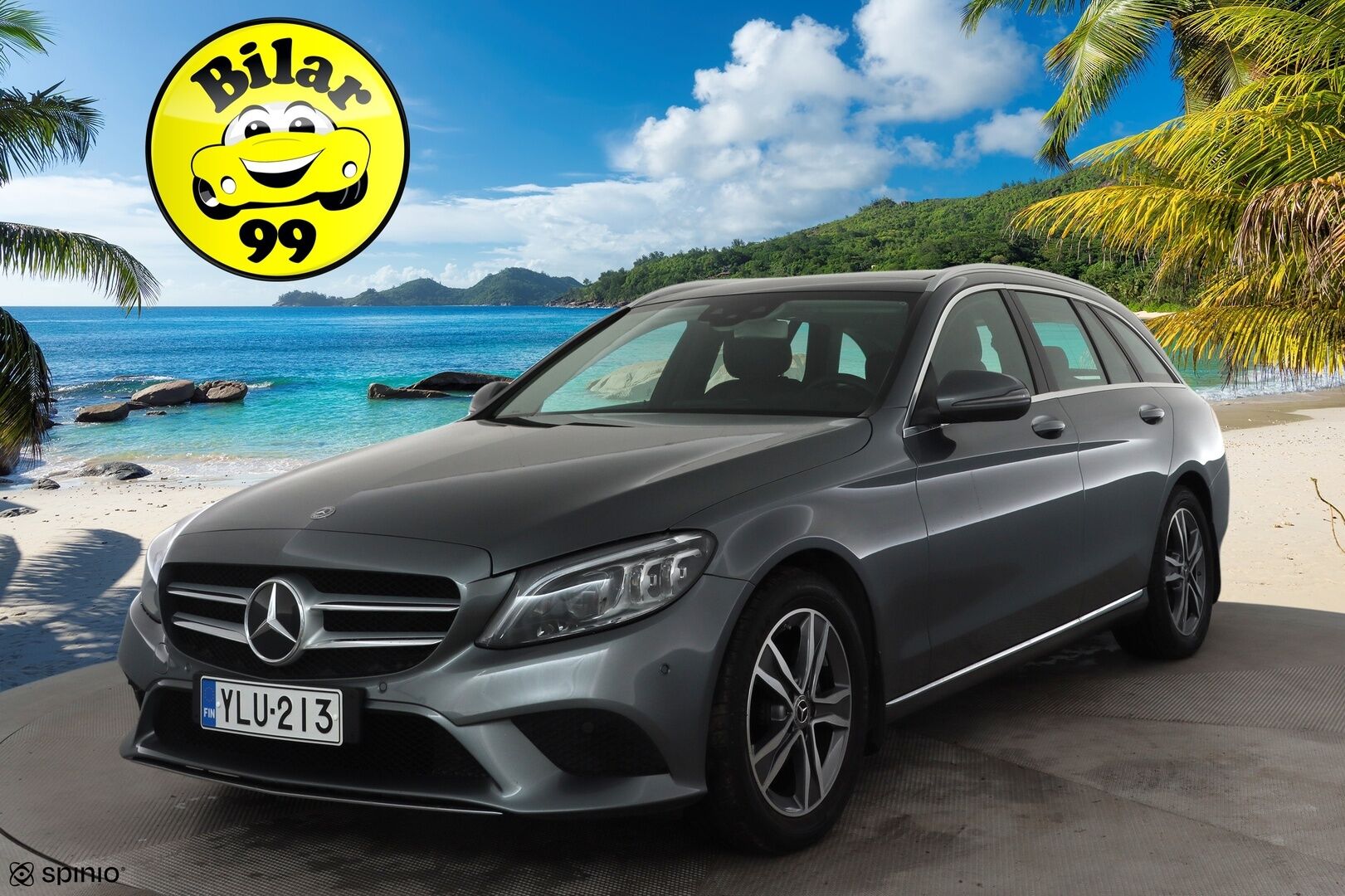 Mercedes-Benz C 2020 200 d T A Business * Vakkari / P.kamera / Multibeam / Navi / Panorama / Koukku / Lohkolämmitin / Puolinahat * - Kahdet renkaat aluvanteilla - HULLU BLACKWEEK KORKOTARJOUS 2,49%