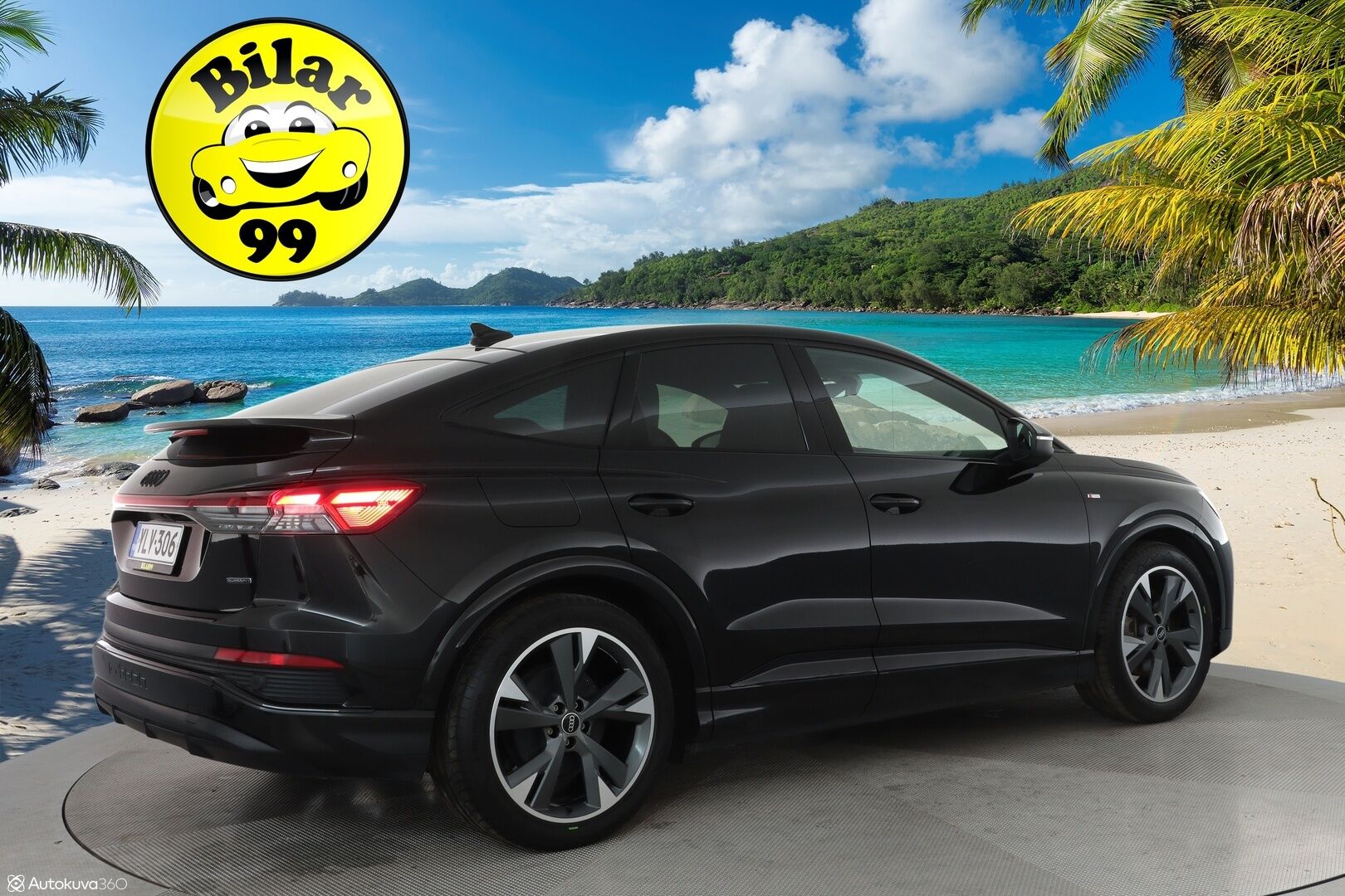 Audi Q4 e-tron 2022 S line 50 e-tron quattro Sportback **HUD / Adapt. vakkari / Sporttipenkit / Matrix LED / P.kamera / Koukku** - Akku kuntotarkastettu / 1-Om Suomi-auto / Lämpöpumppu / Kahdet renkaat / *HUD / Adapt. vakkari / Sporttipenkit / Matrix LED / P.kamera / Koukku*