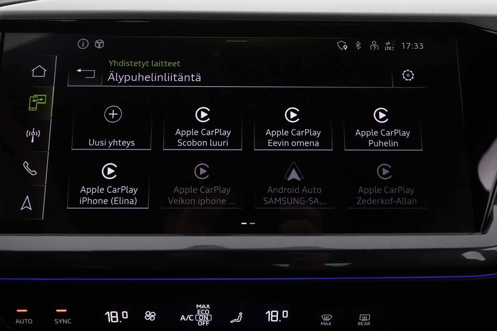 Audi Q4 e-tron 2022 S line 50 e-tron quattro Sportback **HUD / Adapt. vakkari / Sporttipenkit / Matrix LED / P.kamera / Koukku** - Akku kuntotarkastettu / 1-Om Suomi-auto / Lämpöpumppu / Kahdet renkaat / *HUD / Adapt. vakkari / Sporttipenkit / Matrix LED / P.kamera / Koukku*