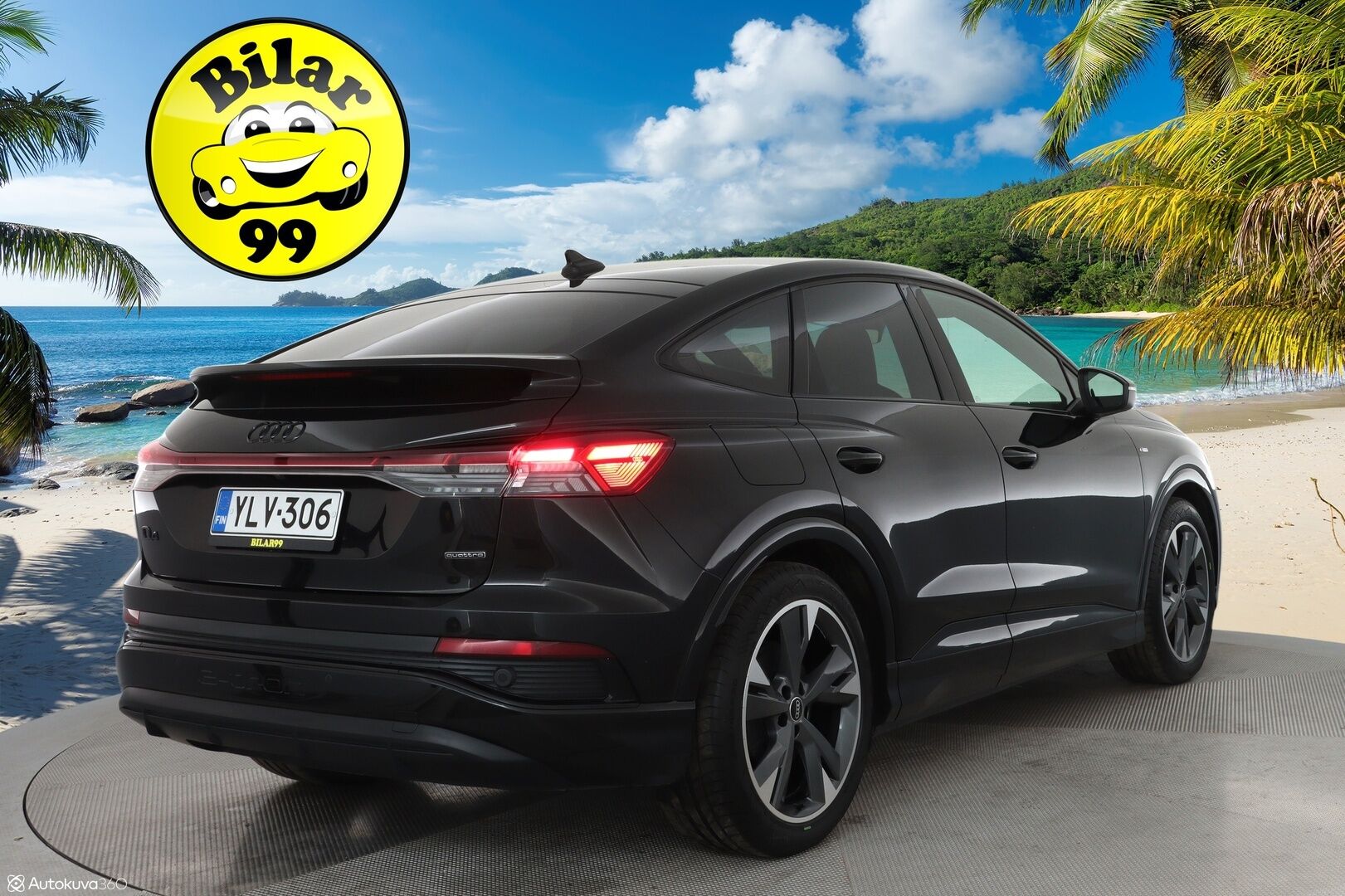 Audi Q4 e-tron 2022 S line 50 e-tron quattro Sportback **HUD / Adapt. vakkari / Sporttipenkit / Matrix LED / P.kamera / Koukku** - Akku kuntotarkastettu / 1-Om Suomi-auto / Lämpöpumppu / Kahdet renkaat / *HUD / Adapt. vakkari / Sporttipenkit / Matrix LED / P.kamera / Koukku* - HULLUT JOULUT KORKOTARJOUS 2,49% 