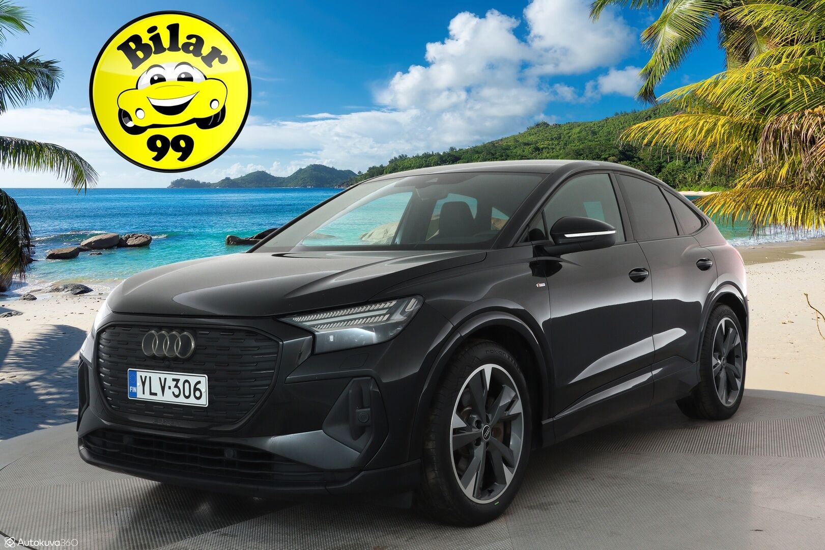 Audi Q4 e-tron 2022 S line 50 e-tron quattro Sportback **HUD / Adapt. vakkari / Sporttipenkit / Matrix LED / P.kamera / Koukku** - Akku kuntotarkastettu / 1-Om Suomi-auto / Lämpöpumppu / Kahdet renkaat / *HUD / Adapt. vakkari / Sporttipenkit / Matrix LED / P.kamera / Koukku* - HULLUT JOULUT KORKOTARJOUS 2,49% 