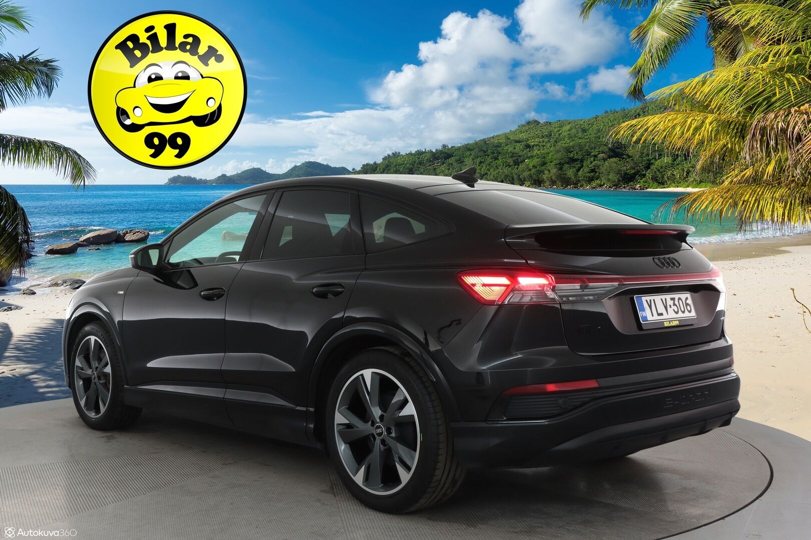 Audi Q4 e-tron 2022 S line 50 e-tron quattro Sportback **HUD / Adapt. vakkari / Sporttipenkit / Matrix LED / P.kamera / Koukku** - Akku kuntotarkastettu / 1-Om Suomi-auto / Lämpöpumppu / Kahdet renkaat / *HUD / Adapt. vakkari / Sporttipenkit / Matrix LED / P.kamera / Koukku* - HULLUT JOULUT KORKOTARJOUS 2,49% 