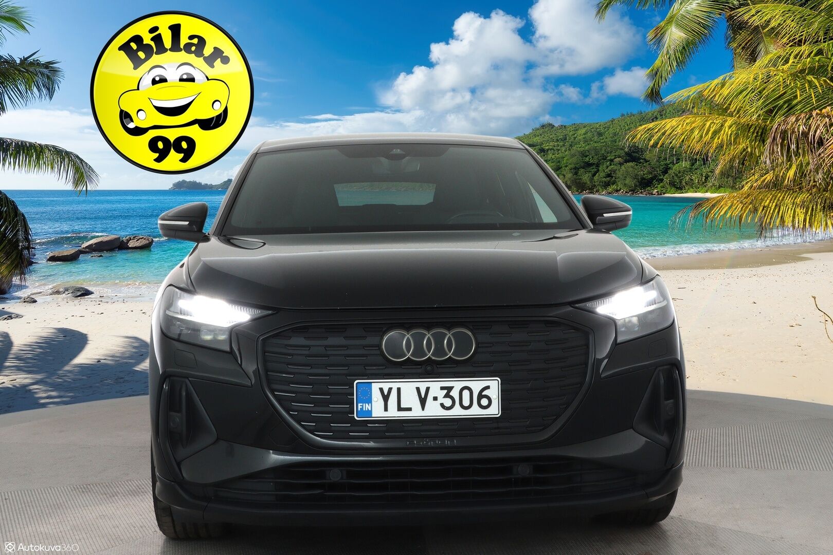 Audi Q4 e-tron 2022 S line 50 e-tron quattro Sportback **HUD / Adapt. vakkari / Sporttipenkit / Matrix LED / P.kamera / Koukku** - 3,99 % KORKOTARJOUS TÄHÄN AUTOON - Akku kuntotarkastettu / 1-Om Suomi-auto / Lämpöpumppu / Kahdet renkaat / 