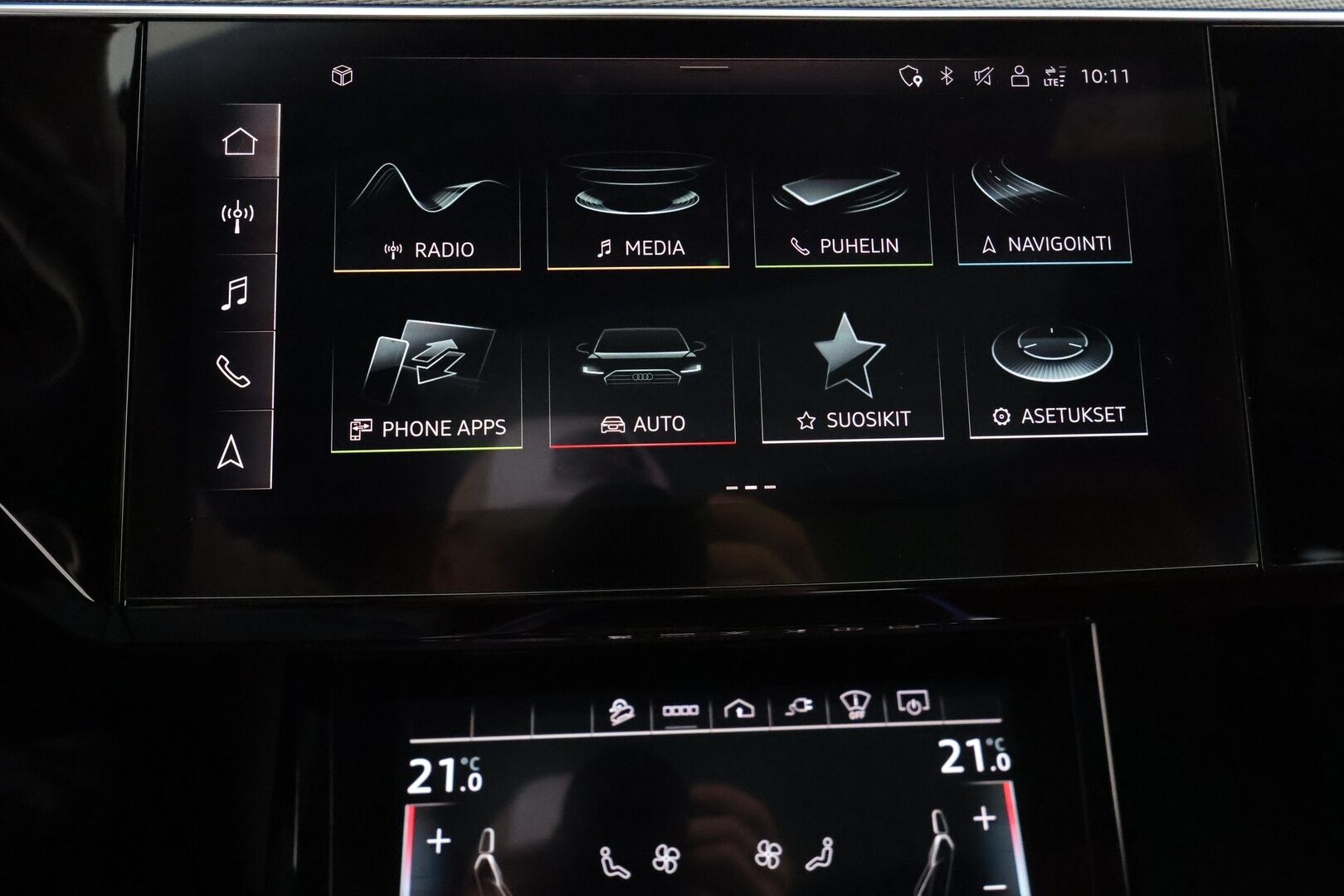 Audi e-tron 2021 Sportback S quattro 503hv - 3,99 % KORKOTARJOUS TÄHÄN AUTOON - Adapt.Vakkari / Bang & Olufsen 3D Surround  / Tikatut Nappanahat / Digital Matrix LED / Panorama / 360-Kamera / Night Vision / HUD / Ilma-Alusta 