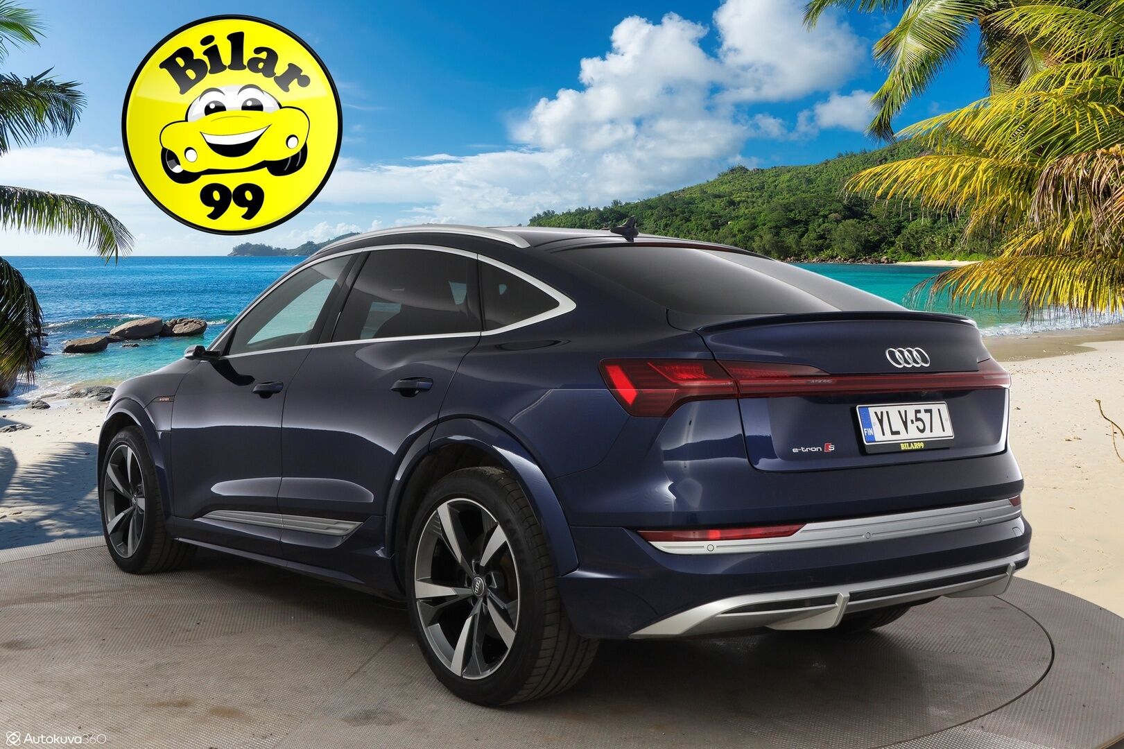 Audi e-tron 2021 Sportback S quattro 503hv - 3,99 % KORKOTARJOUS TÄHÄN AUTOON - Adapt.Vakkari / Bang & Olufsen 3D Surround  / Tikatut Nappanahat / Digital Matrix LED / Panorama / 360-Kamera / Night Vision / HUD / Ilma-Alusta 