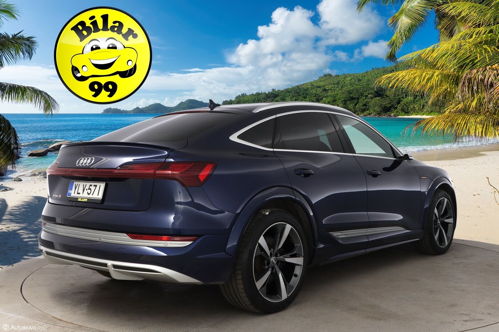 Audi e-tron 2021 Sportback S quattro 503hv - 3,99 % KORKOTARJOUS TÄHÄN AUTOON - Adapt.Vakkari / Bang & Olufsen 3D Surround  / Tikatut Nappanahat / Digital Matrix LED / Panorama / 360-Kamera / Night Vision / HUD / Ilma-Alusta 