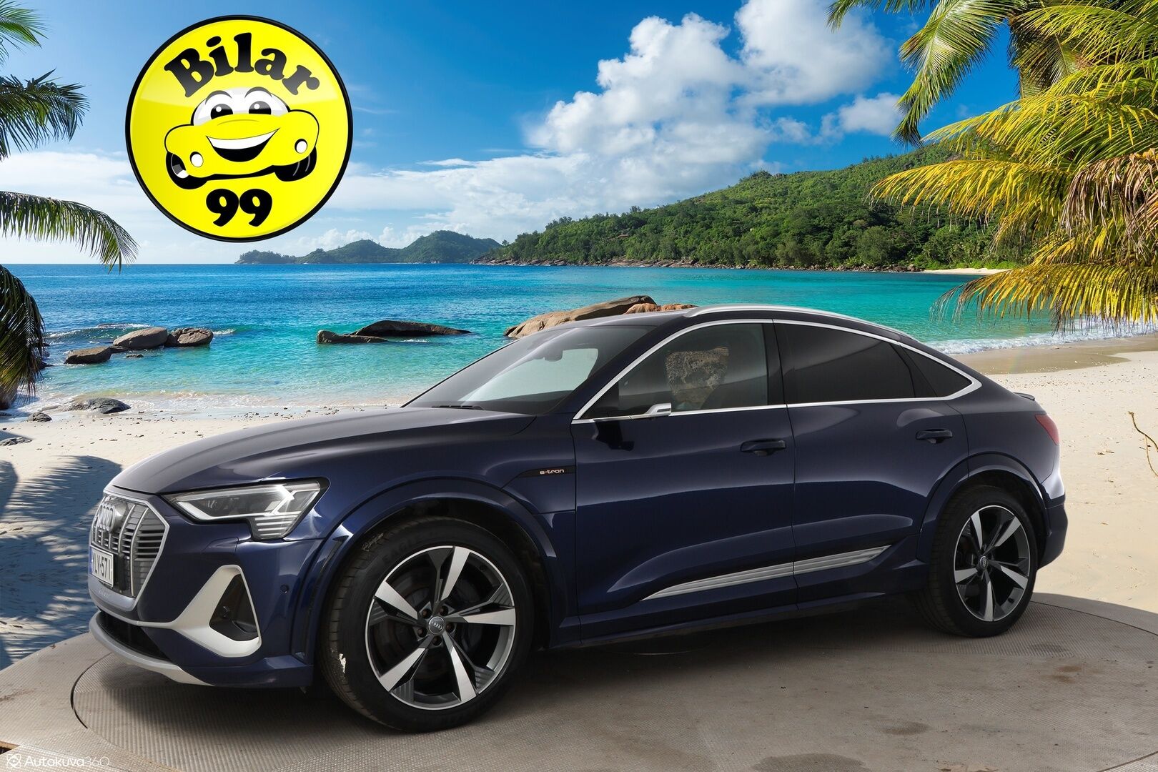 Audi e-tron 2021 Sportback S quattro 503hv - 3,99 % KORKOTARJOUS TÄHÄN AUTOON - Adapt.Vakkari / Bang & Olufsen 3D Surround  / Tikatut Nappanahat / Digital Matrix LED / Panorama / 360-Kamera / Night Vision / HUD / Ilma-Alusta 