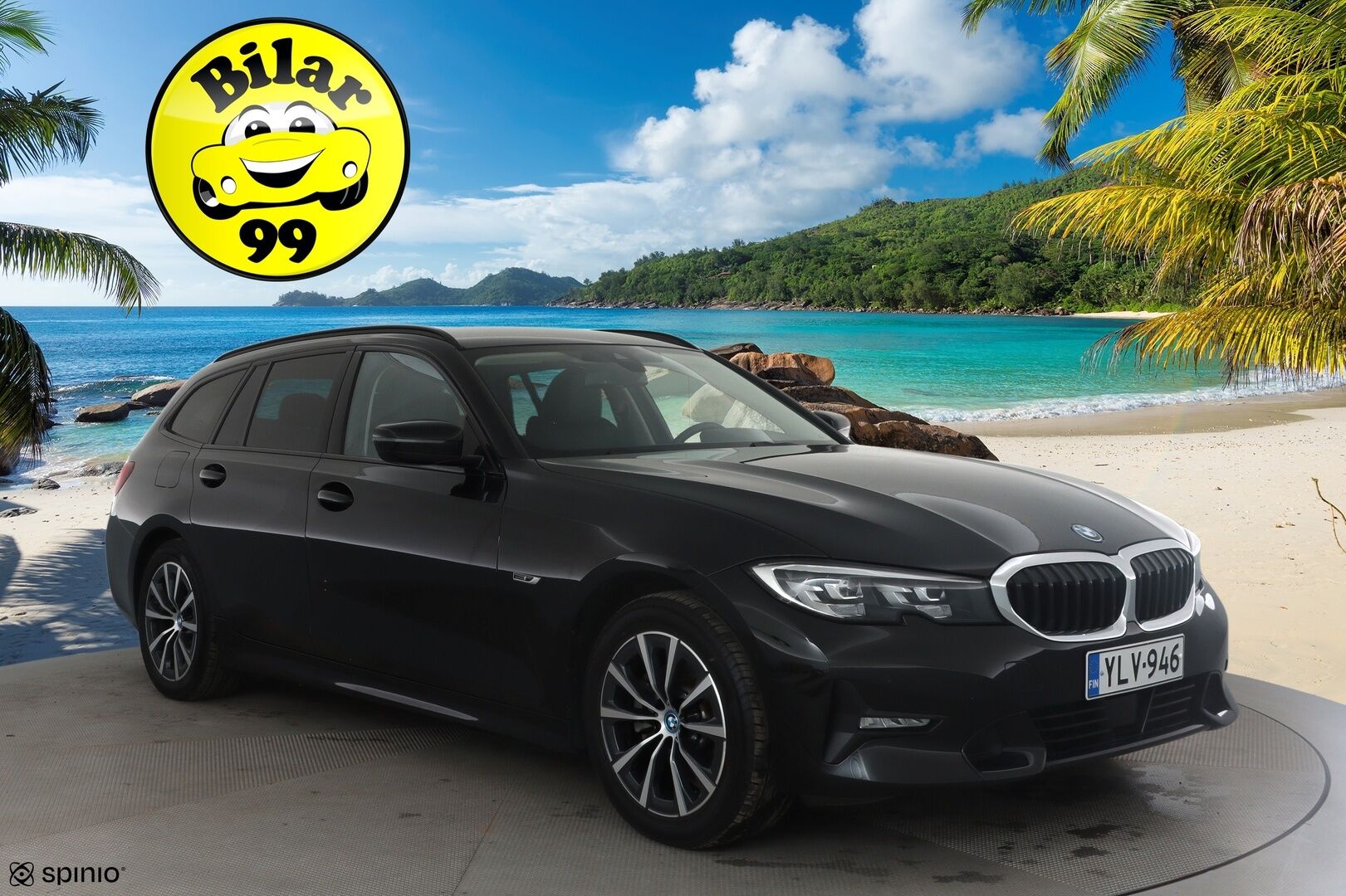 BMW 320 2022 G21 xDrive A Charged Edition Sport *ACC / P.tutkat / Navi / LED / Hifi / Sporttipenkit* - 1.Om Suomi-auto / Akku kuntotarkastettu / Kahdet renkaat aluvanteilla - Osta nyt, maksa vasta ensi vuonna