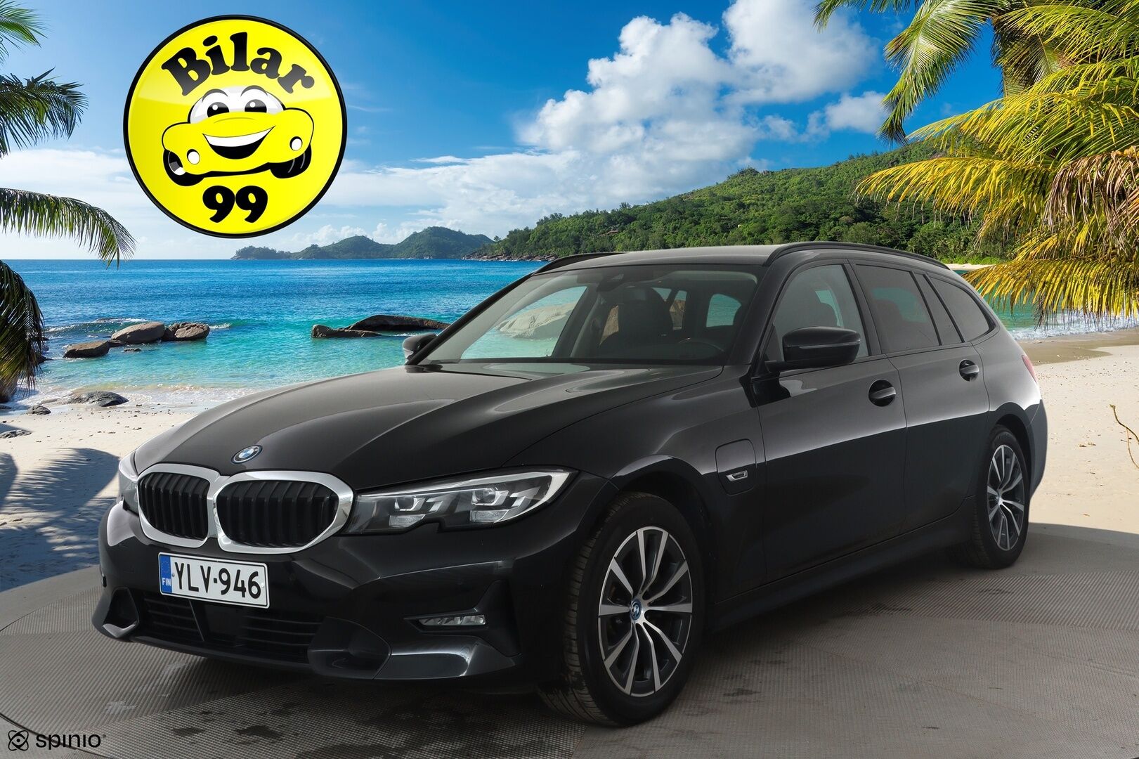 BMW 320 2022 G21 xDrive A Charged Edition Sport *ACC / P.tutkat / Navi / LED / Hifi / Sporttipenkit* - 1.Om Suomi-auto / Akku kuntotarkastettu / Kahdet renkaat aluvanteilla - Osta nyt, maksa vasta ensi vuonna