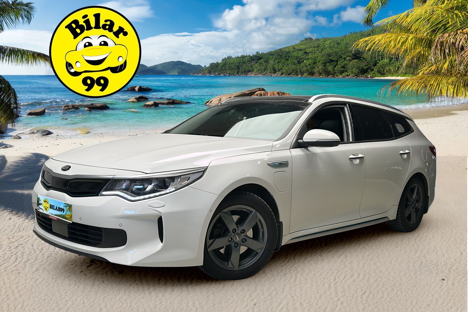 Kia Optima 2018 2,0 GDI PHEV Business Luxury SW A/T * Adapt.Vakkari / Harman&Kardon / Panorama / Ilmastoidut Nahat Muistilla / 360-Kamera - Supervarusteet / Merkkihuollot / Siisti!