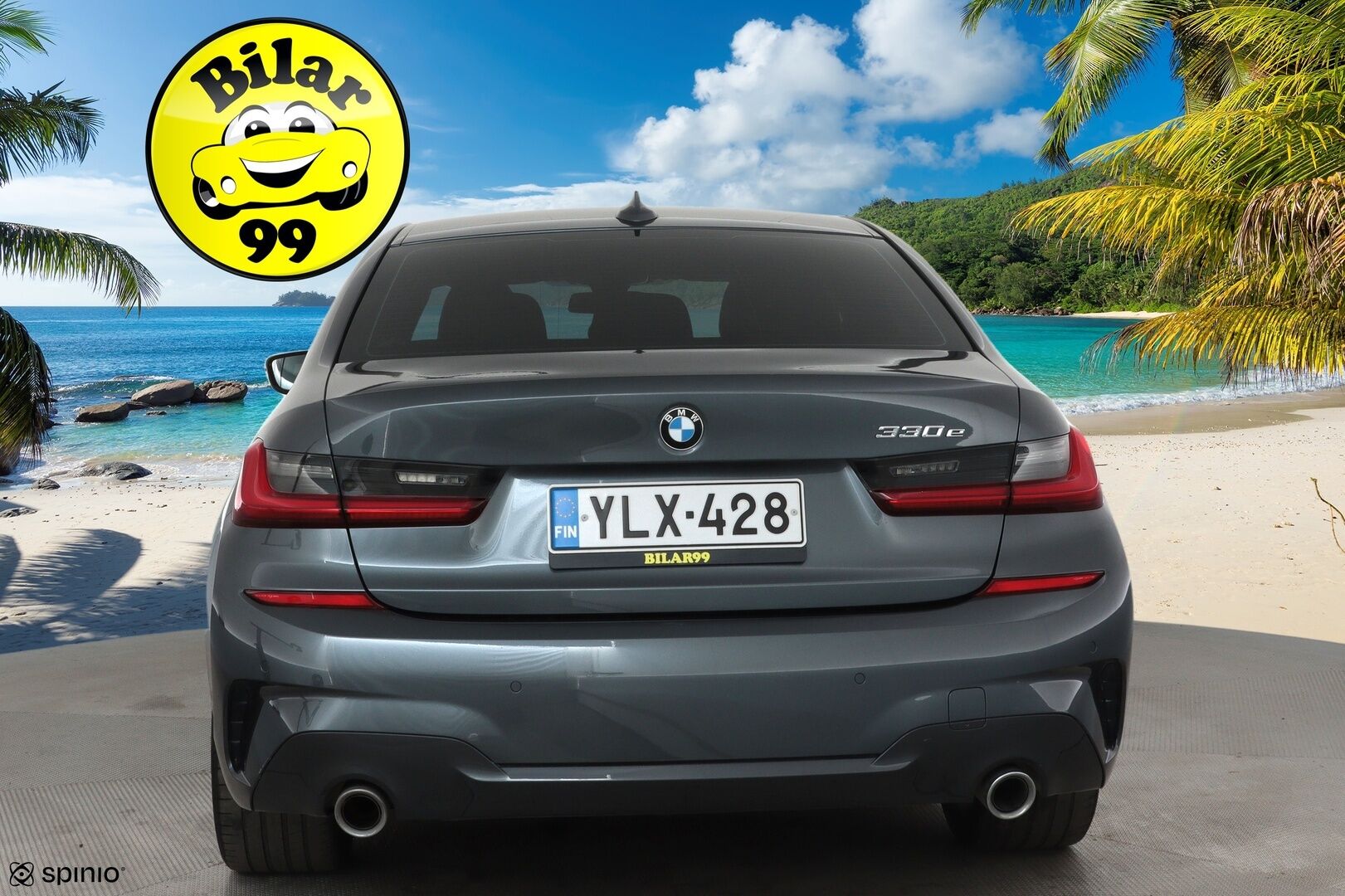 BMW 330 2021 G20 Sedan 330e Business M Sport **Adapt.Vakkari / Harman/kardon / LED / P.Tutkat / Sporttipenkit / Navi / Kaistavahti** - 2x Latauskaapelit / Kahdet Renkaat