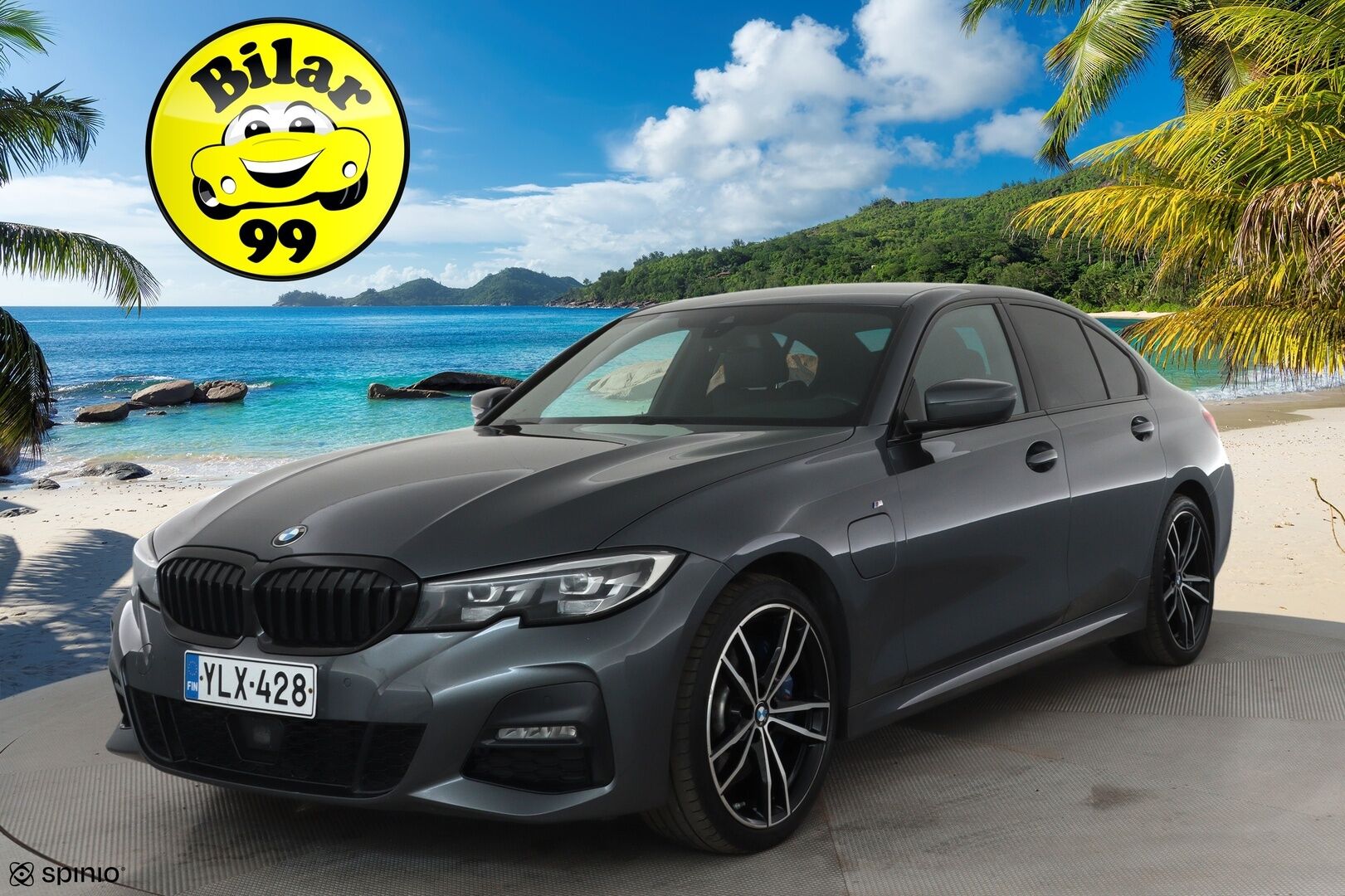 BMW 330 2021 G20 Sedan 330e Business M Sport **Adapt.Vakkari / Harman/kardon / LED / P.Tutkat / Sporttipenkit / Navi / Kaistavahti** - 2x Latauskaapelit / Kahdet Renkaat